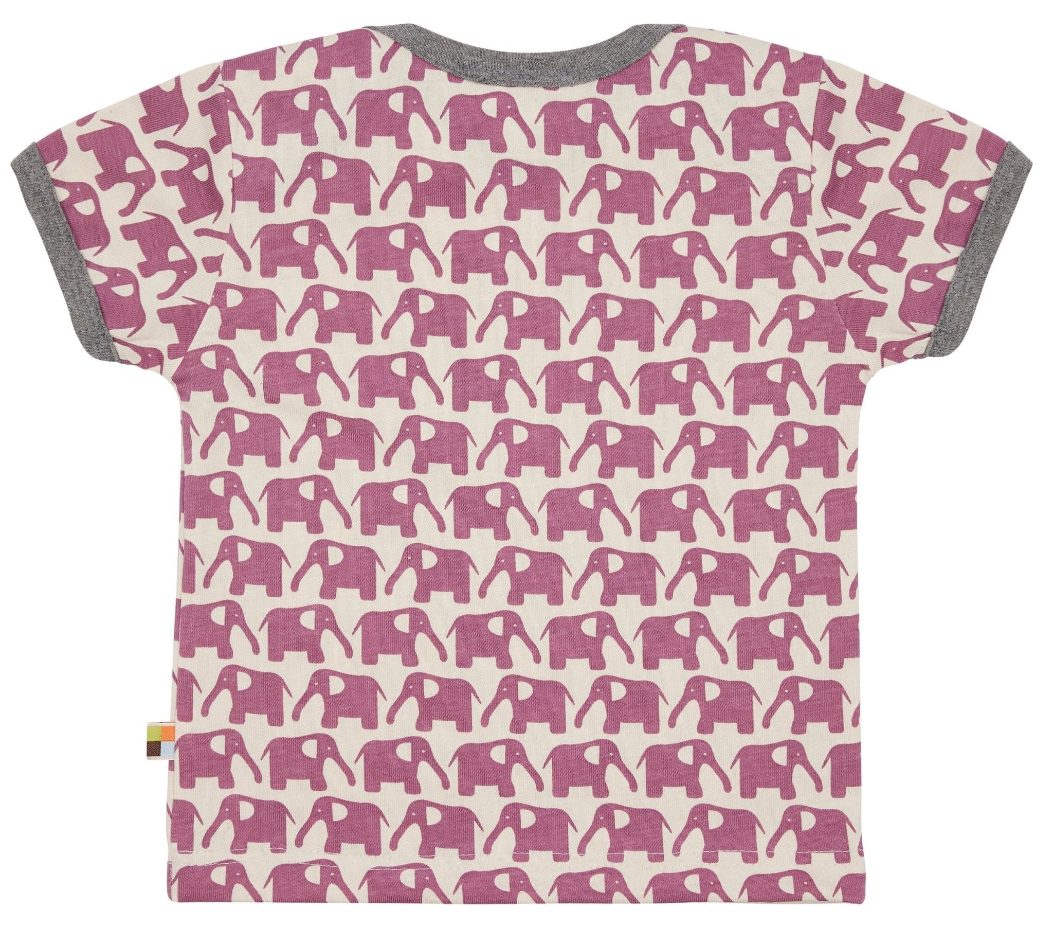 loud-proud-classics-t-shirt-elefanten-shirt-grape-bio-30 image 2