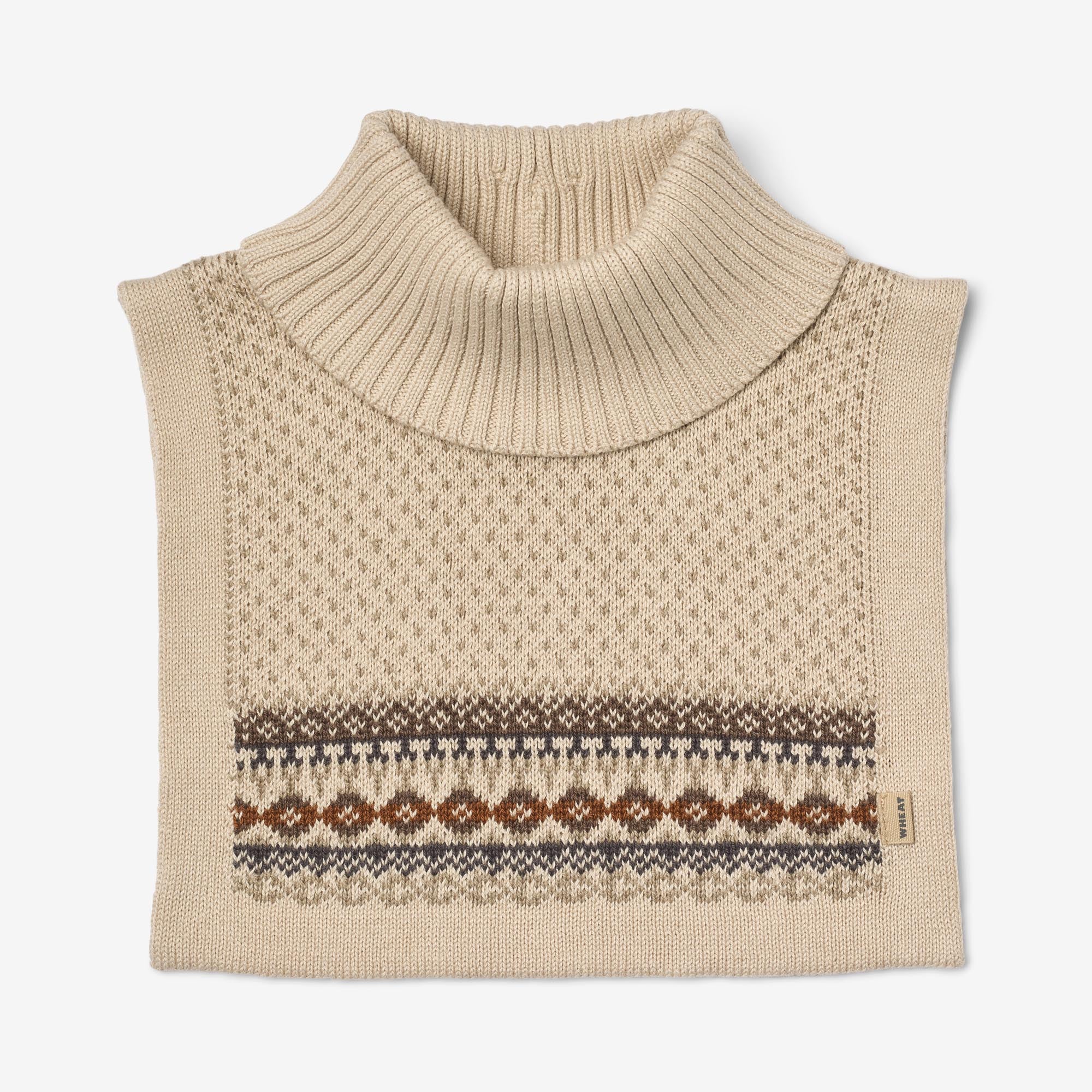 wheat-stoffe-halsw-rmer-brown-loop-schlupfschal-bio-baumwolle image 1