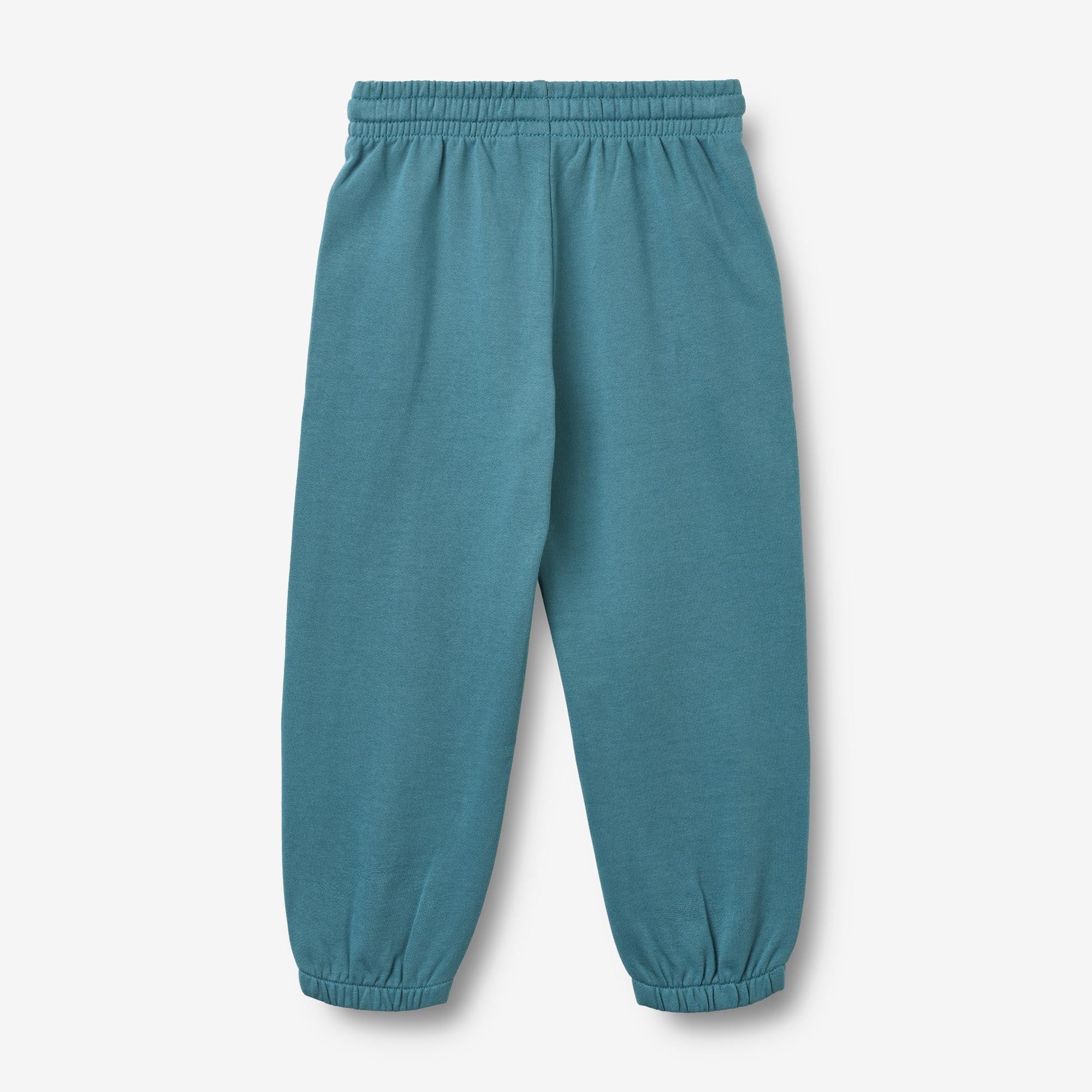 wheat-cruz-sweatpants-blue-teal-bio-baumwolle image 2