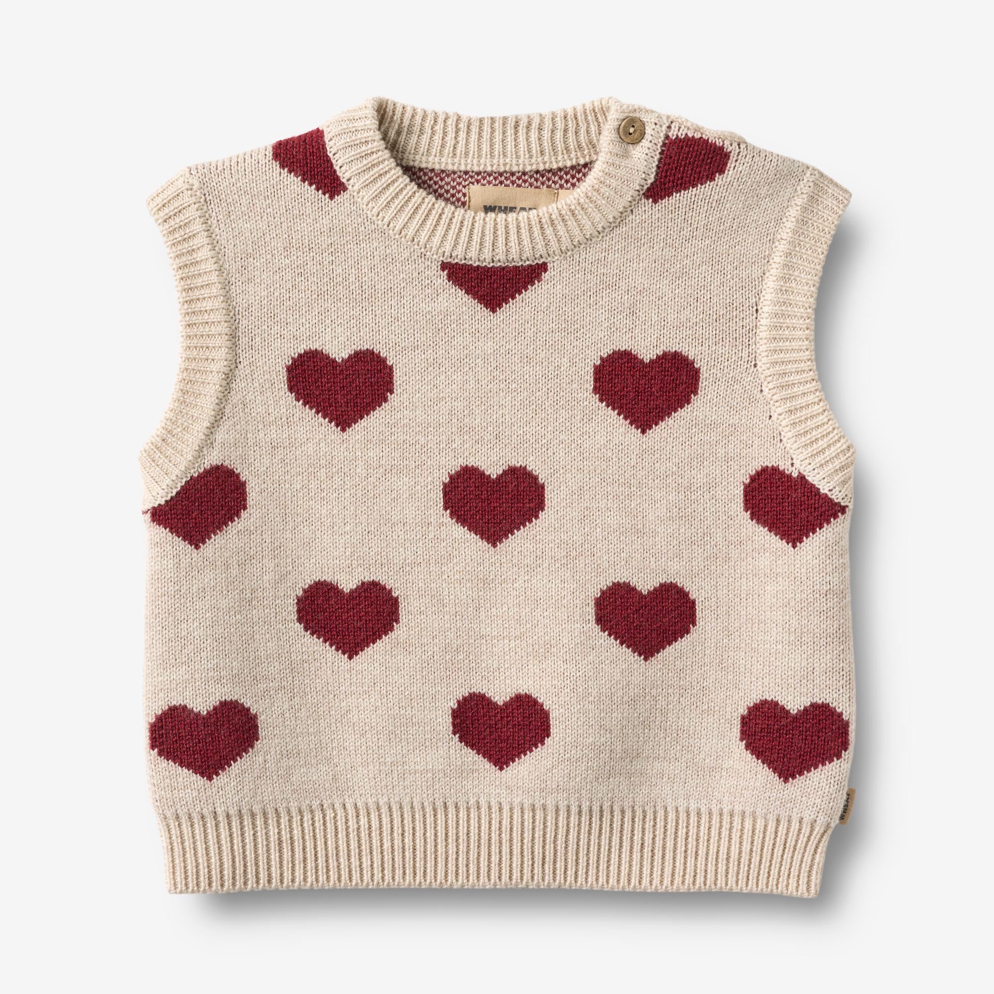 wheat-gaby-weste-offwhite-melange-merino-baby image 1