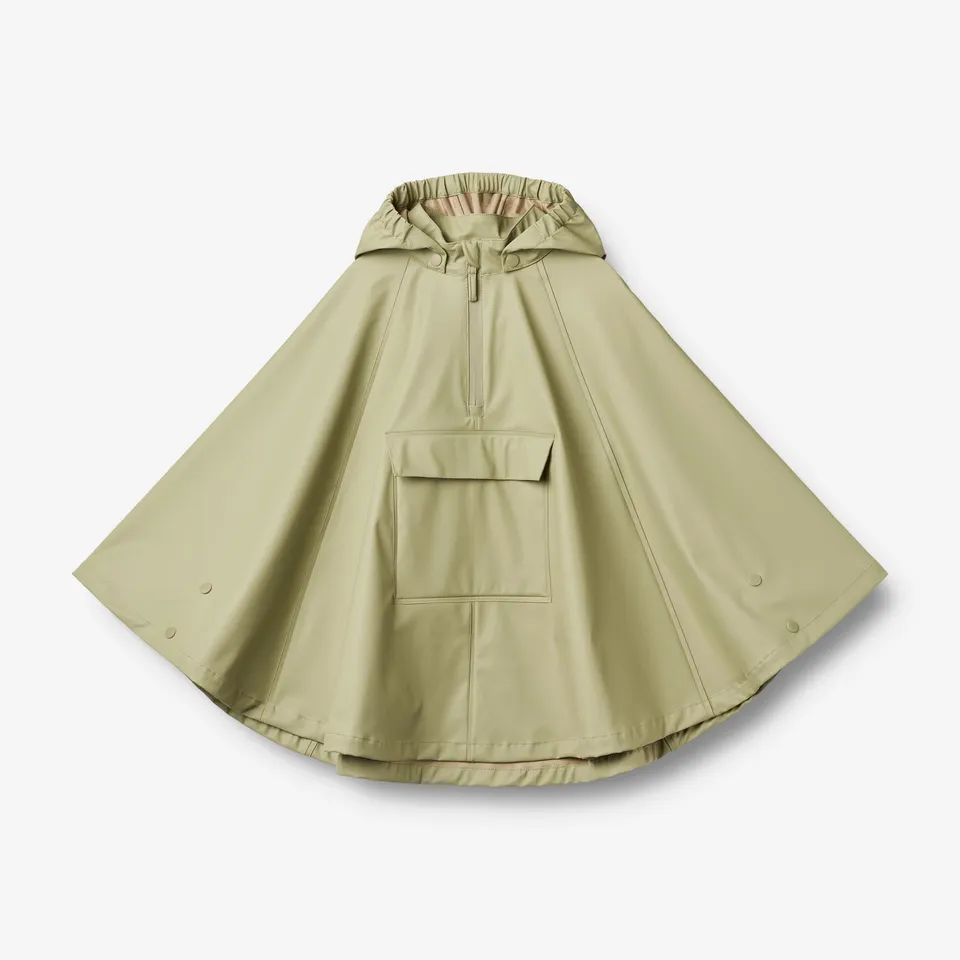 wheat-raincape-drops-regenponcho-green-tea-m-dchen image 1
