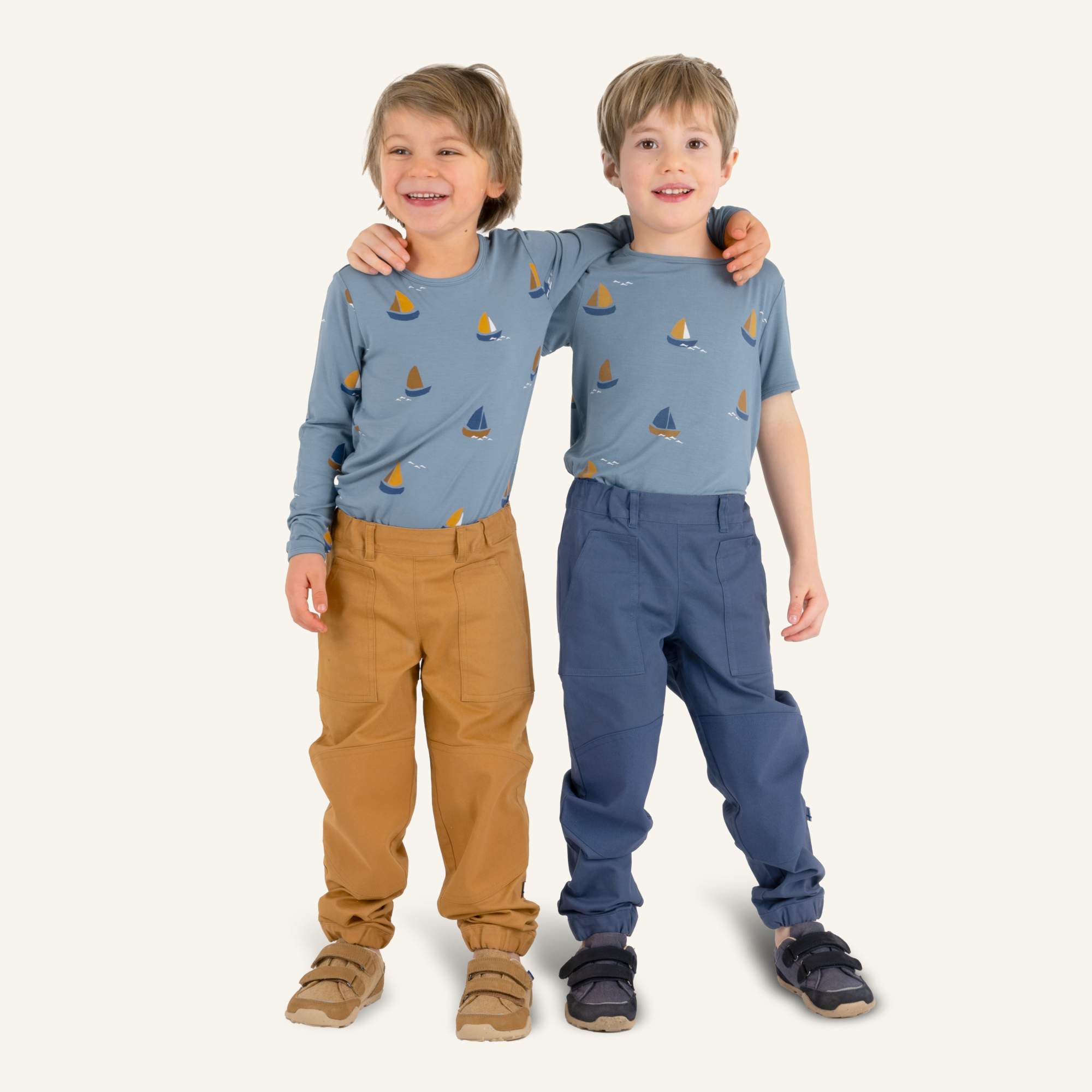 finkid-husky-kelmi-canvas-outdoorhose-denim-cordura image 5