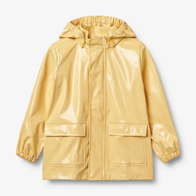 wheat-ollo-regenjacke-kinder-gelb-wasserdicht image 1