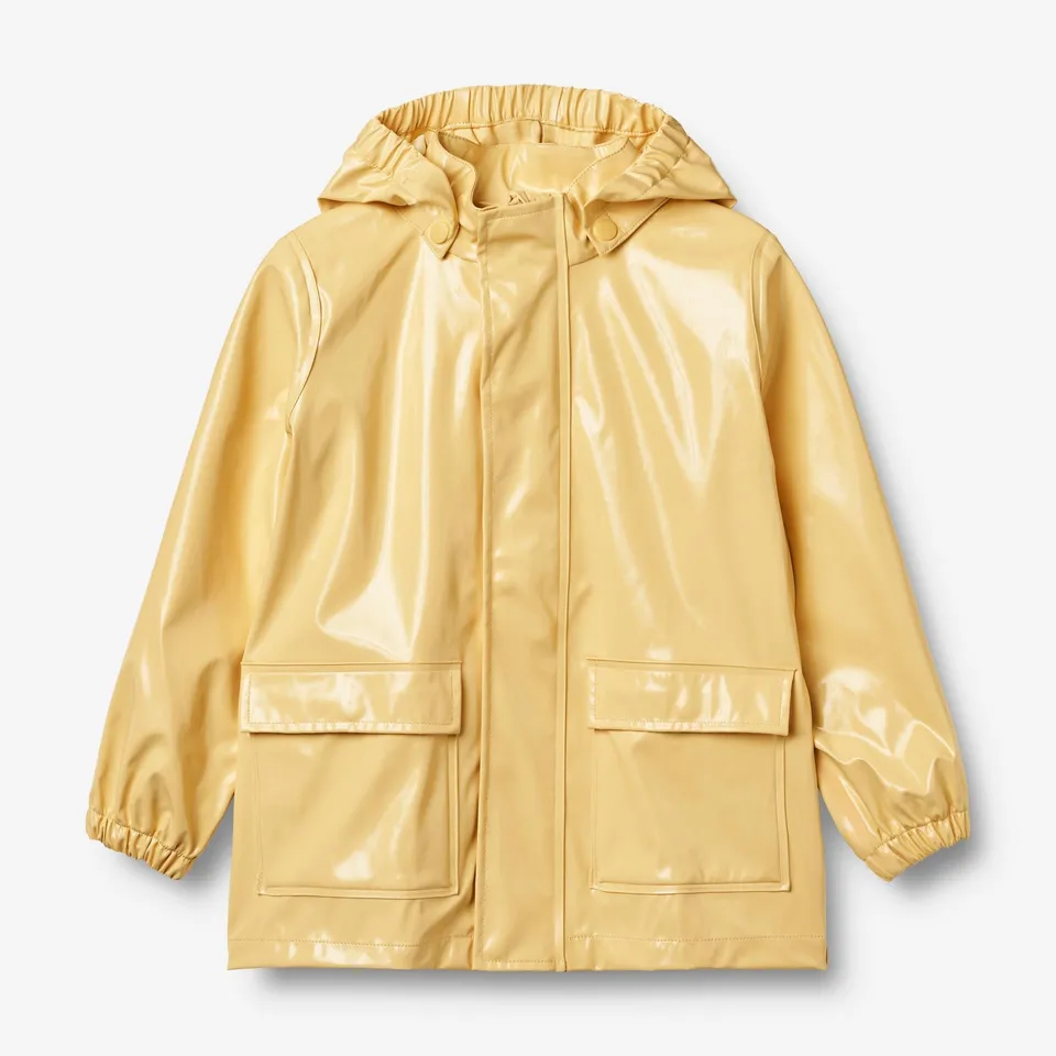 wheat-ollo-regenjacke-kinder-gelb-wasserdicht image 1
