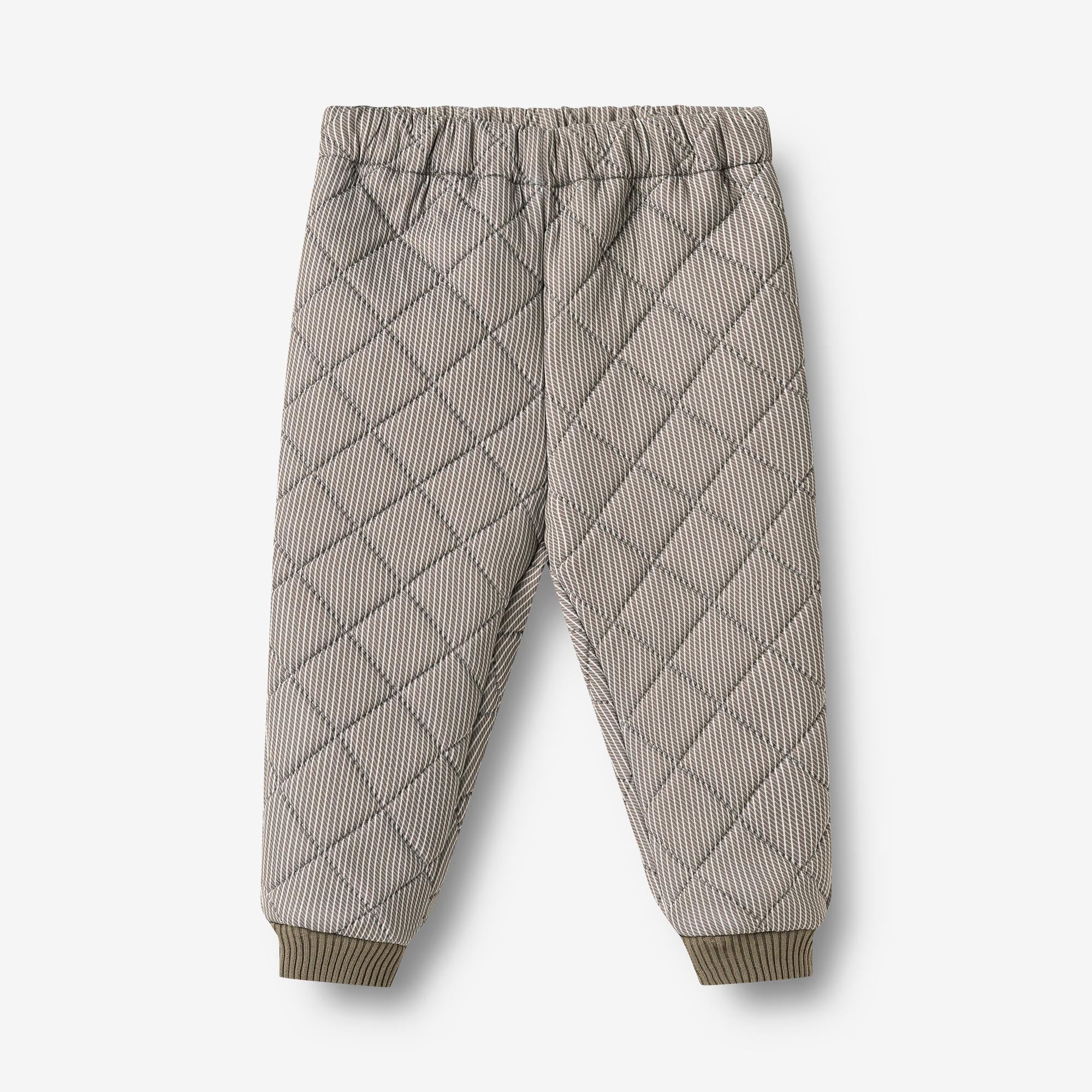 wheat-alex-thermohose-brown-stripe-baby-winddicht image 1