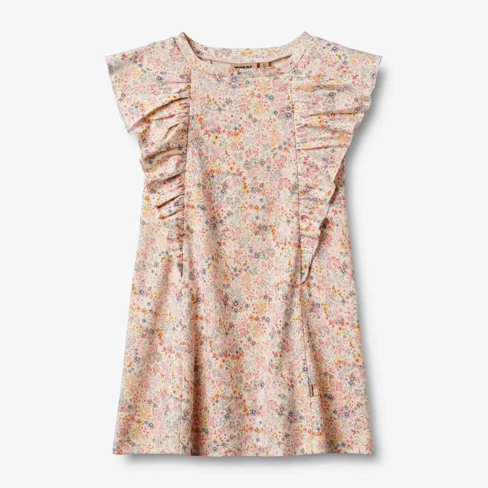 wheat-shirley-jerseykleid-bright-flowers-bio-baumwolle-kleid image 1