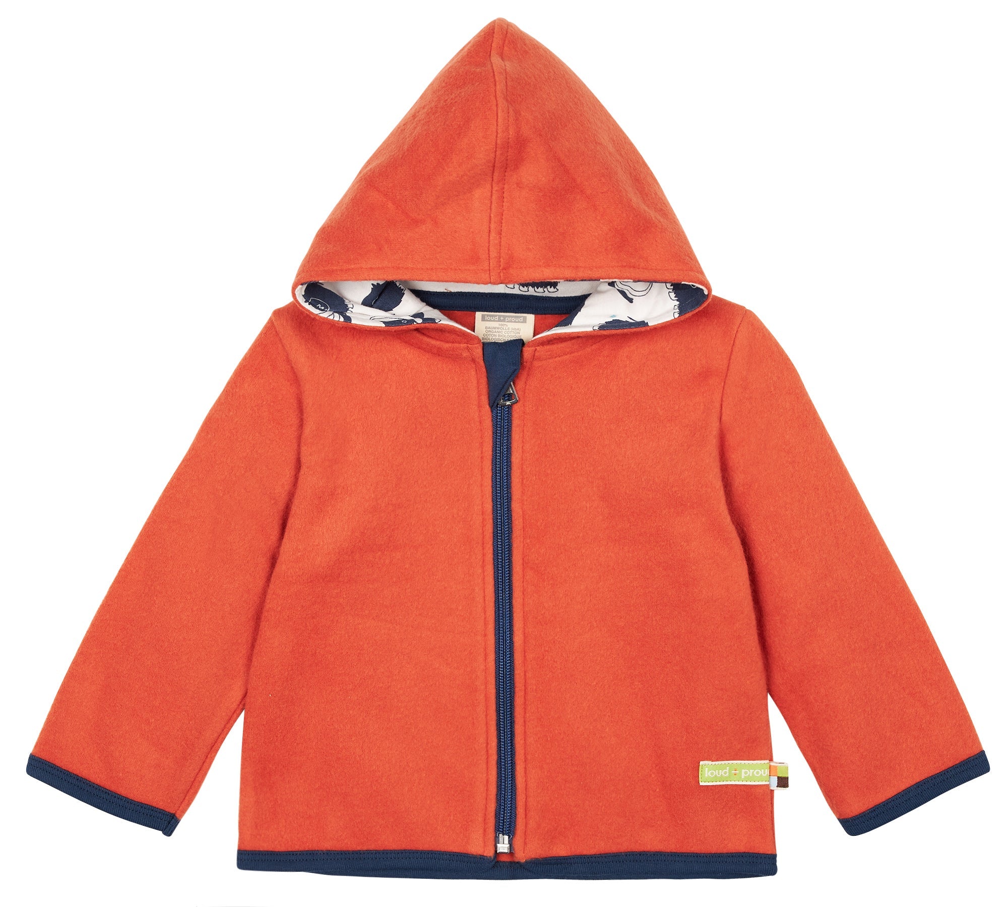 loud-proud-classics-jacke-fleece-kinderjacke-cinnamon image 1