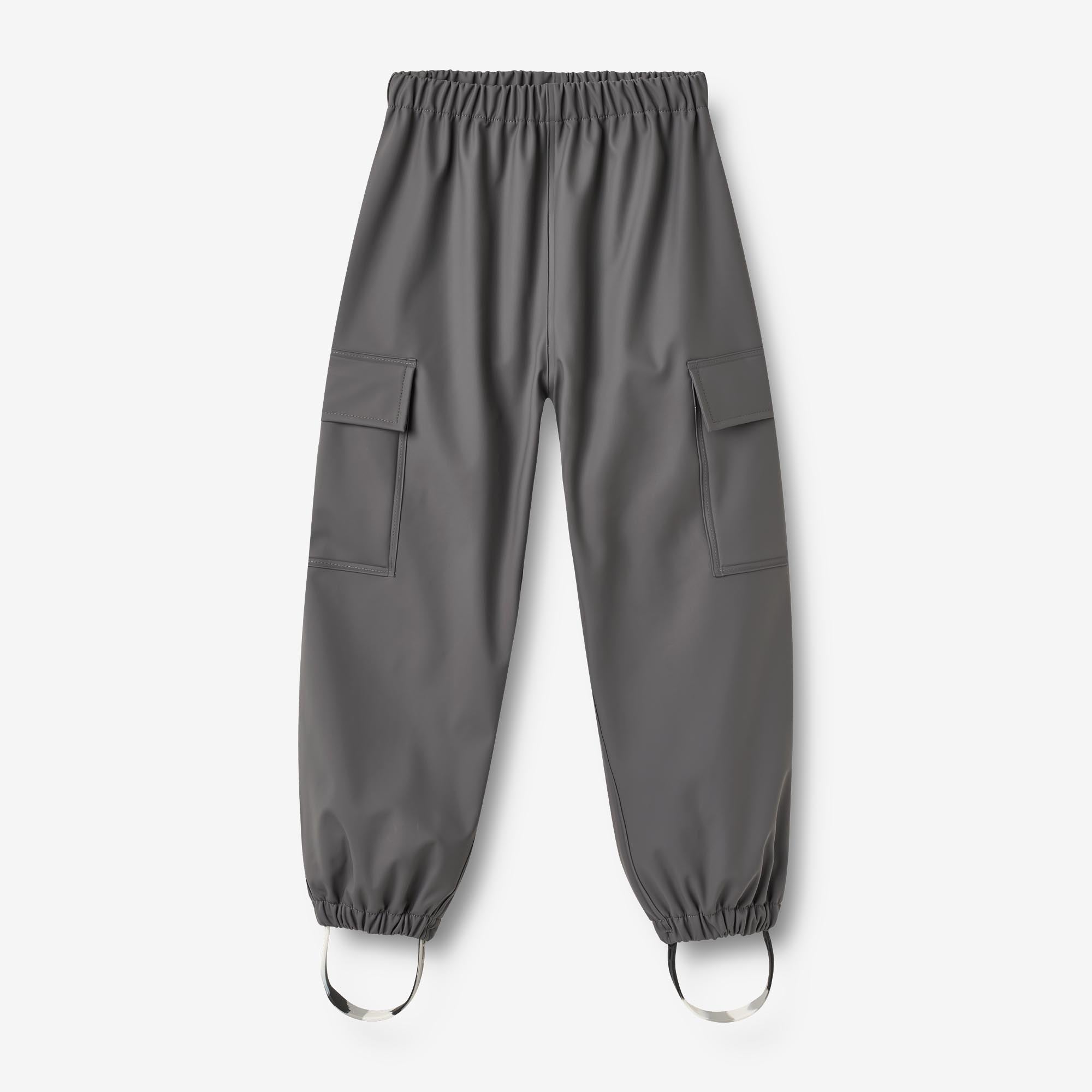 wheat-groa-regenhose-dark-charcoal-wasserdicht image 1