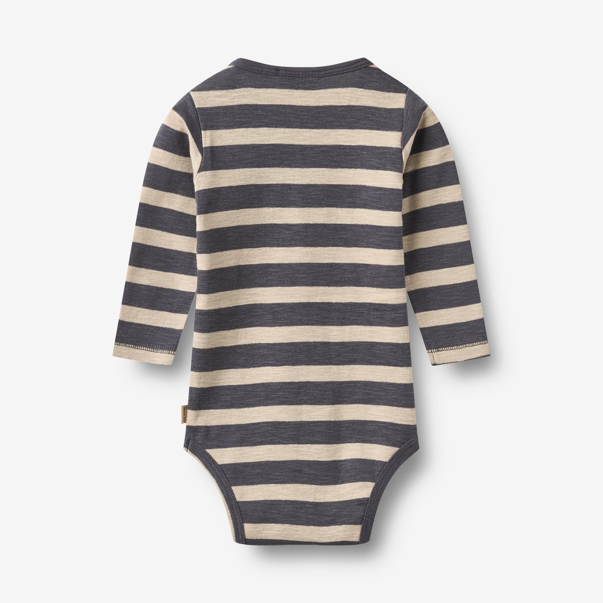 wheat-freddie-body-l-s-greyblue-stripe-bio-baumwolle image 2