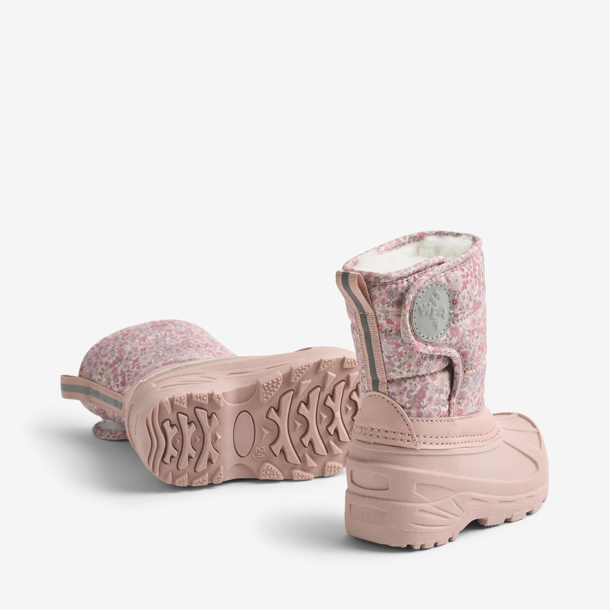 wheat-winty-winterstiefel-rose-powder-flowers-mit-wollfutter-gr-28 image 3