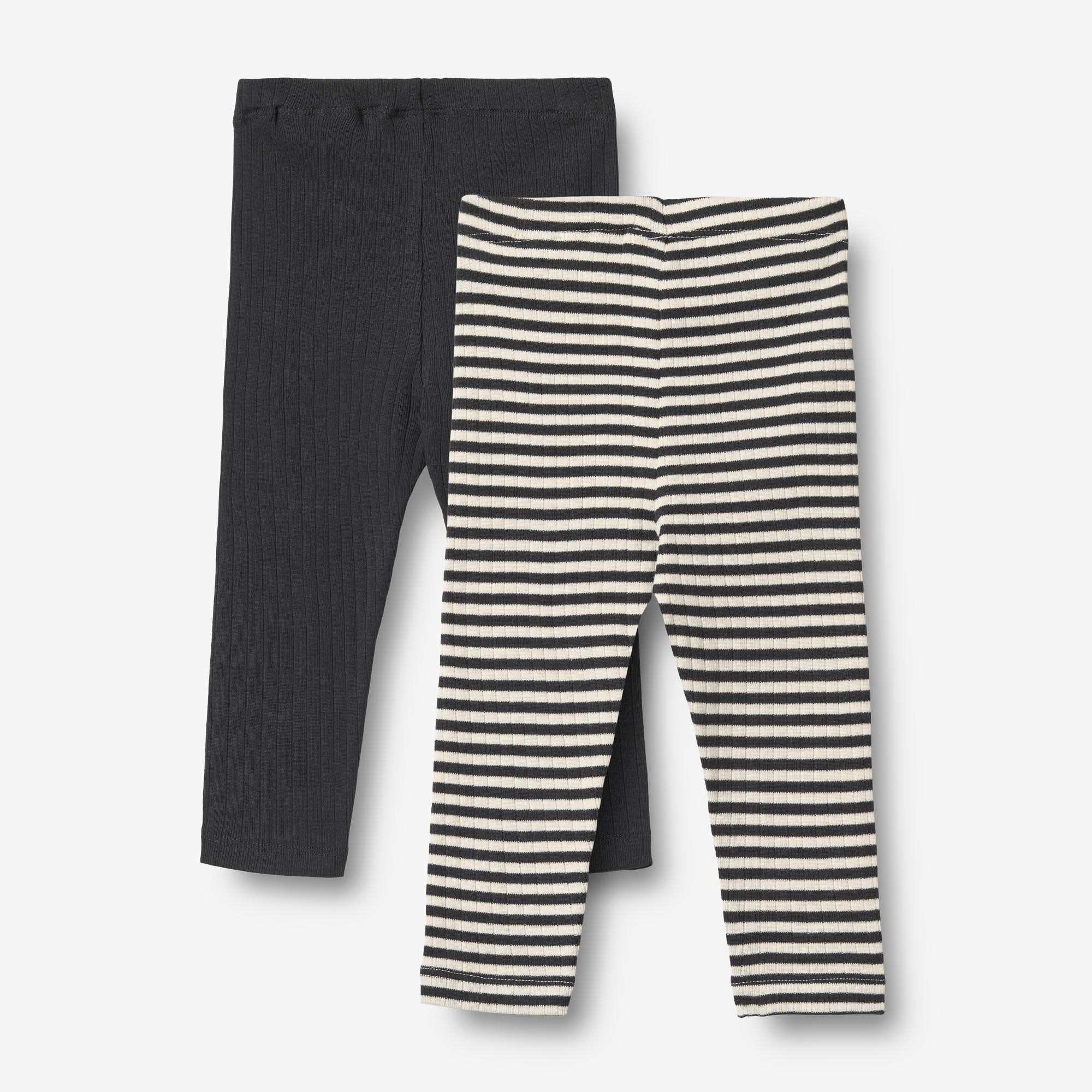 wheat-jules-leggings-2er-navy-rib-stripe-baby-bio image 2