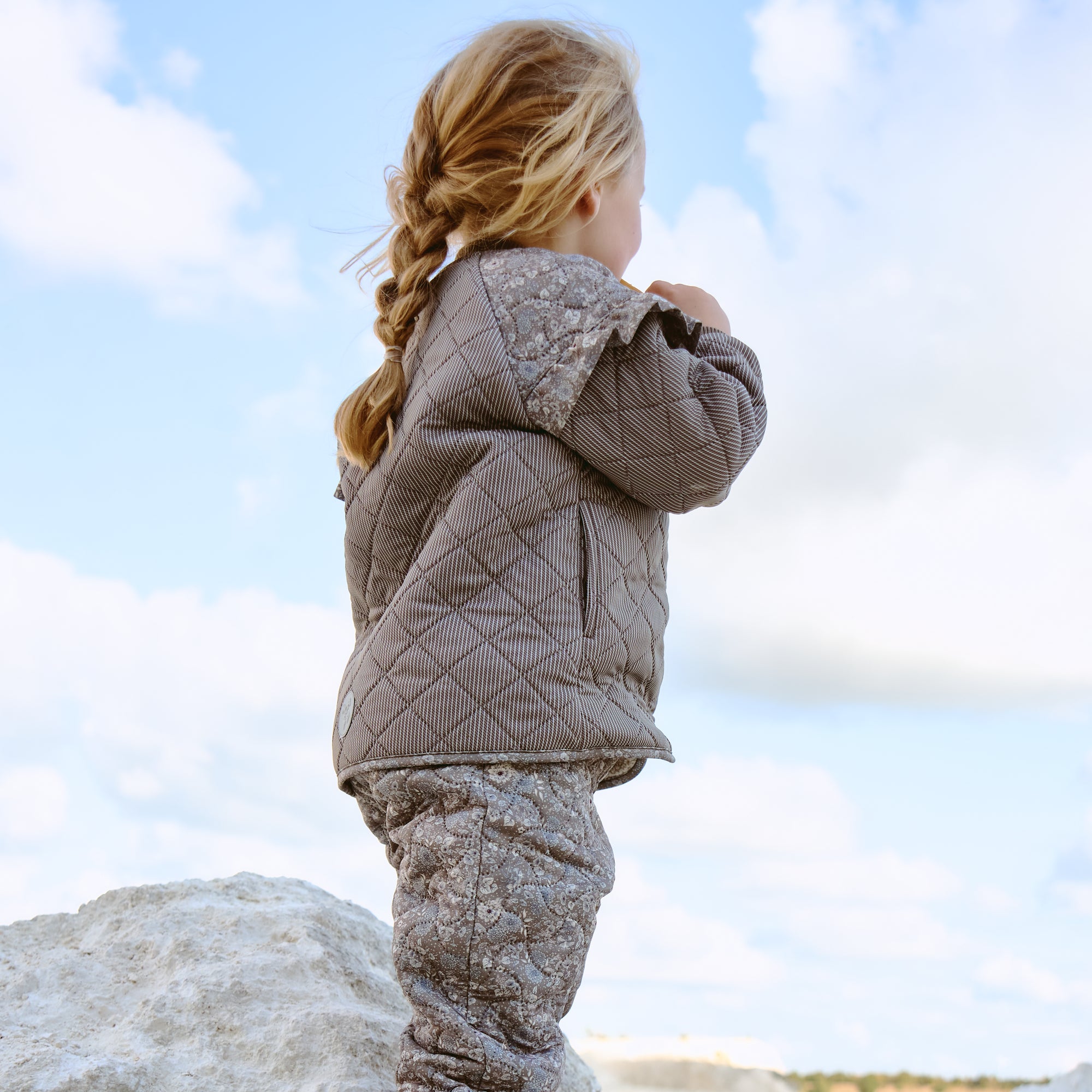 wheat-ellas-thermo-jacke-brown-stripe-wattiert image 2