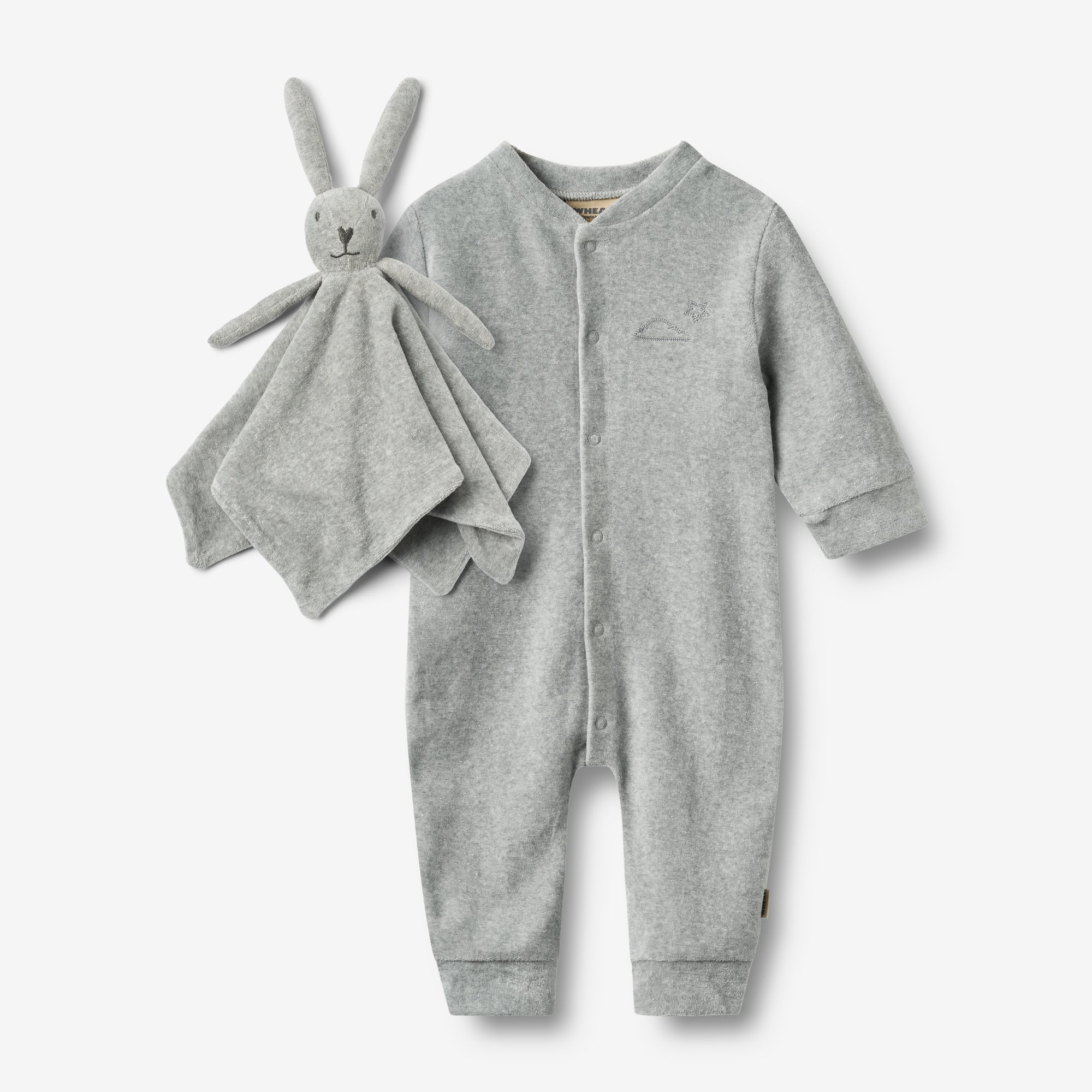 wheat-robin-baby-set-geschenkbox-melange-grey-velours image 2