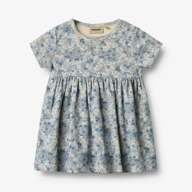 wheat-nova-babykleid-sommerkleid-blau-bio-baumwolle image 1