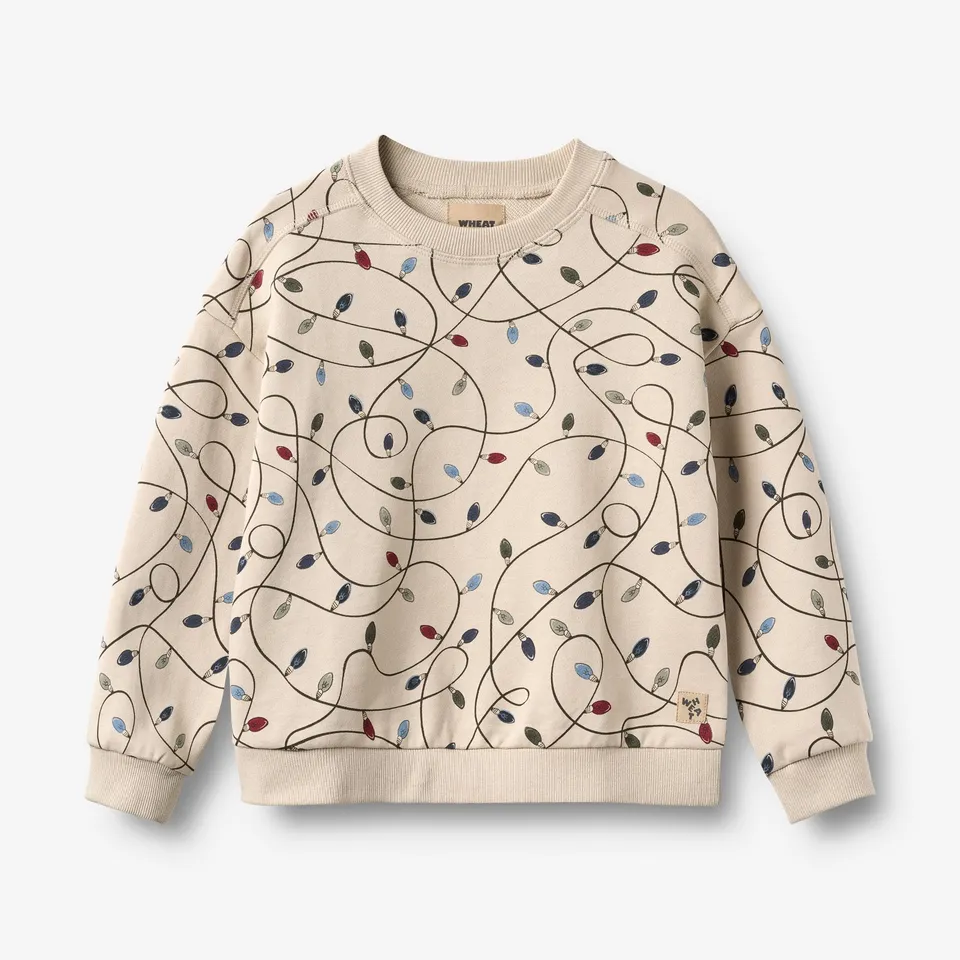 wheat-sandro-sweatshirt-kinder-bio-baumwolle-lichterkette image 1