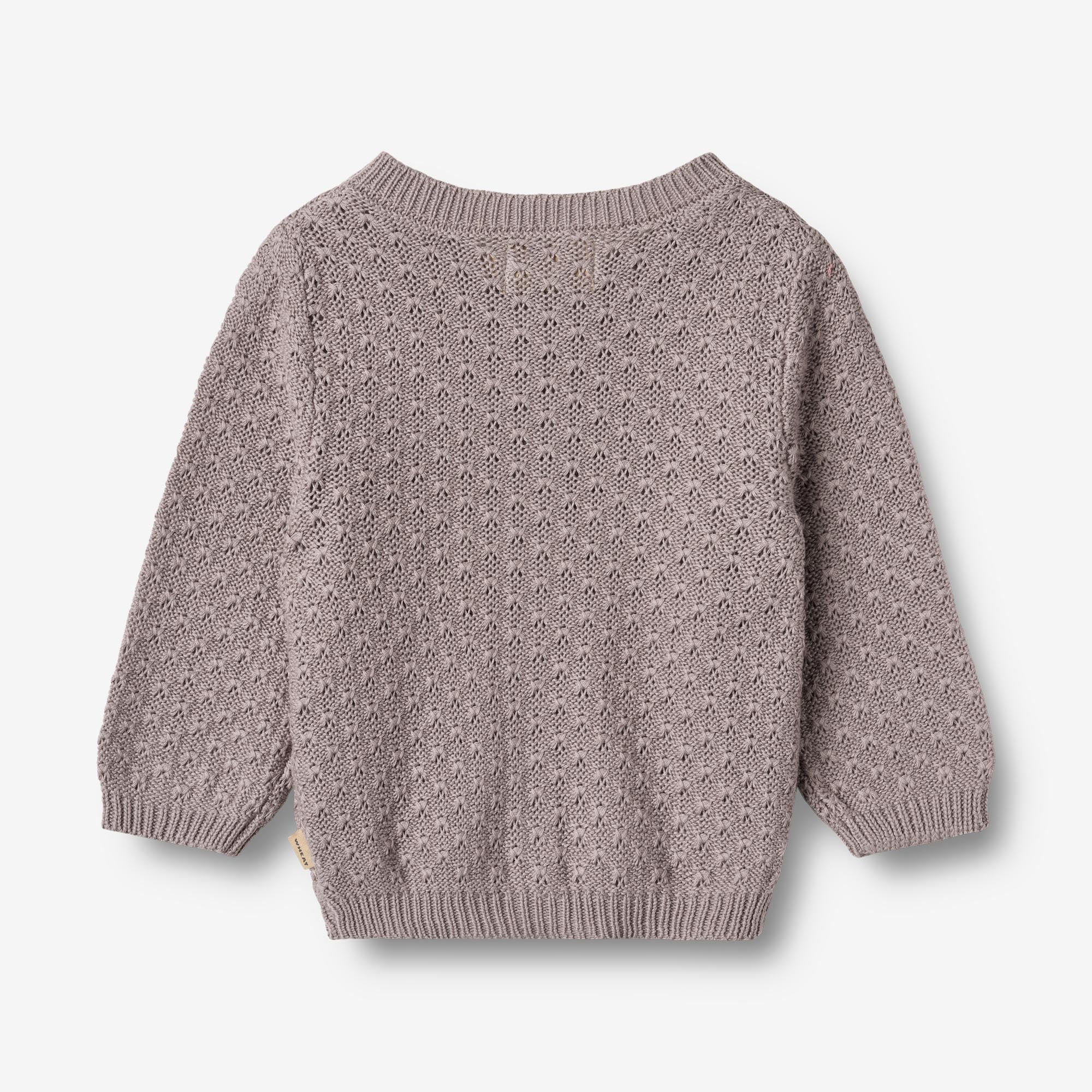 wheat-magnella-strickjacke-dusty-purple-bio-baumwolle-baby image 7