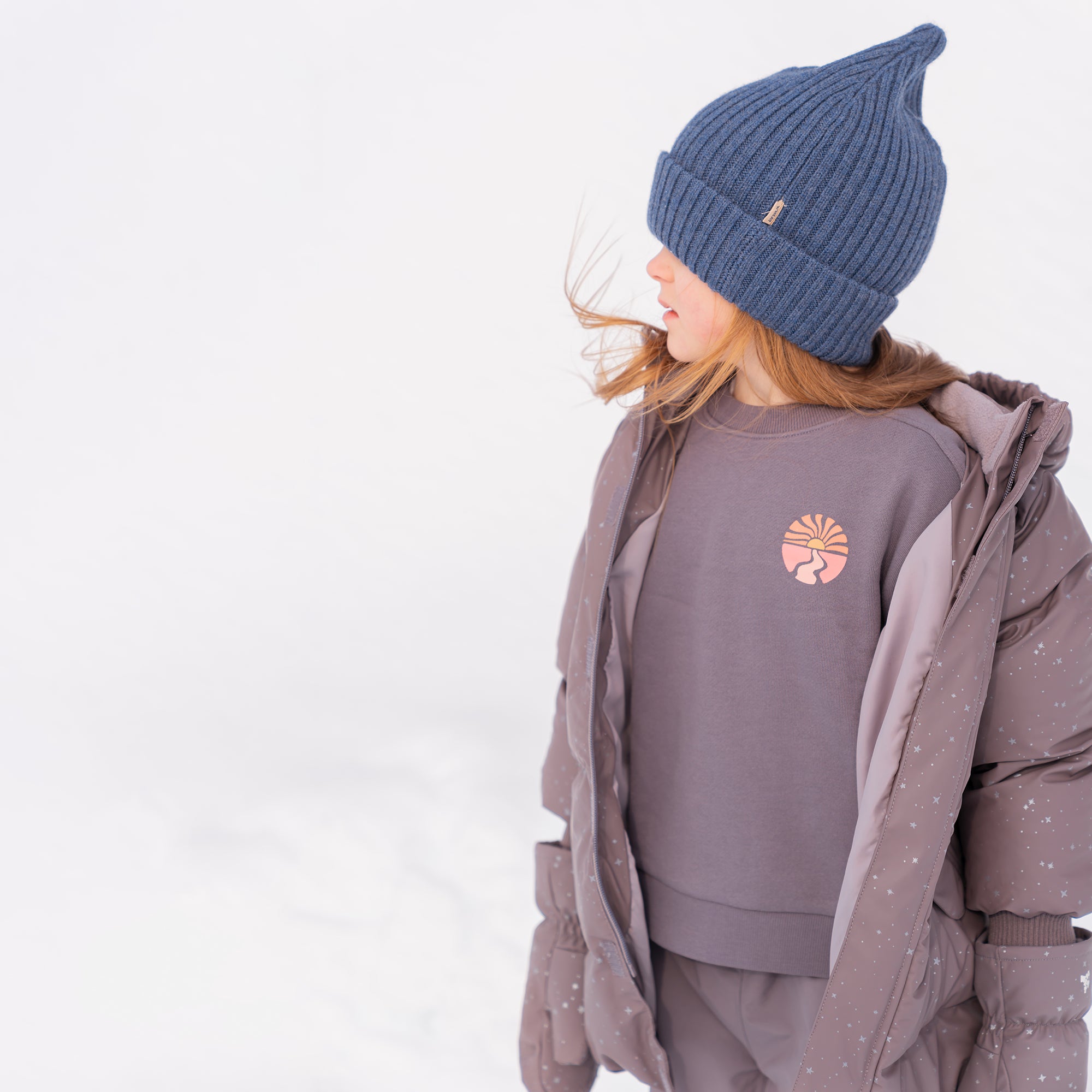 wheat-coast-puffer-jacke-lila-sterne-wasserdicht-128 image 7