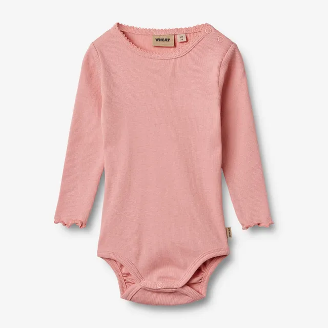 wheat-body-regitze-langarmbody-rose-bio-baumwolle image 1