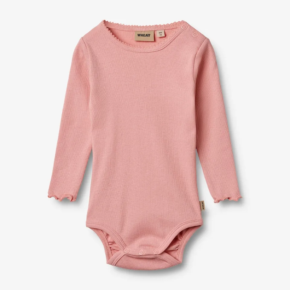 wheat-body-regitze-langarmbody-rose-bio-baumwolle image 1