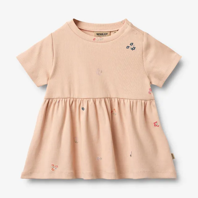 wheat-anna-jerseykleid-rose-flowers-bio-m-dchenkleid image 1