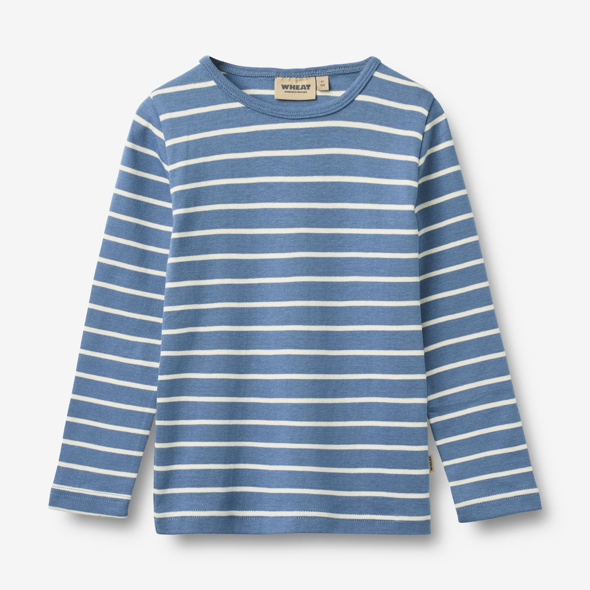 wheat-stig-langarmshirt-blue-stripe-bio-baumwolle-junge image 1