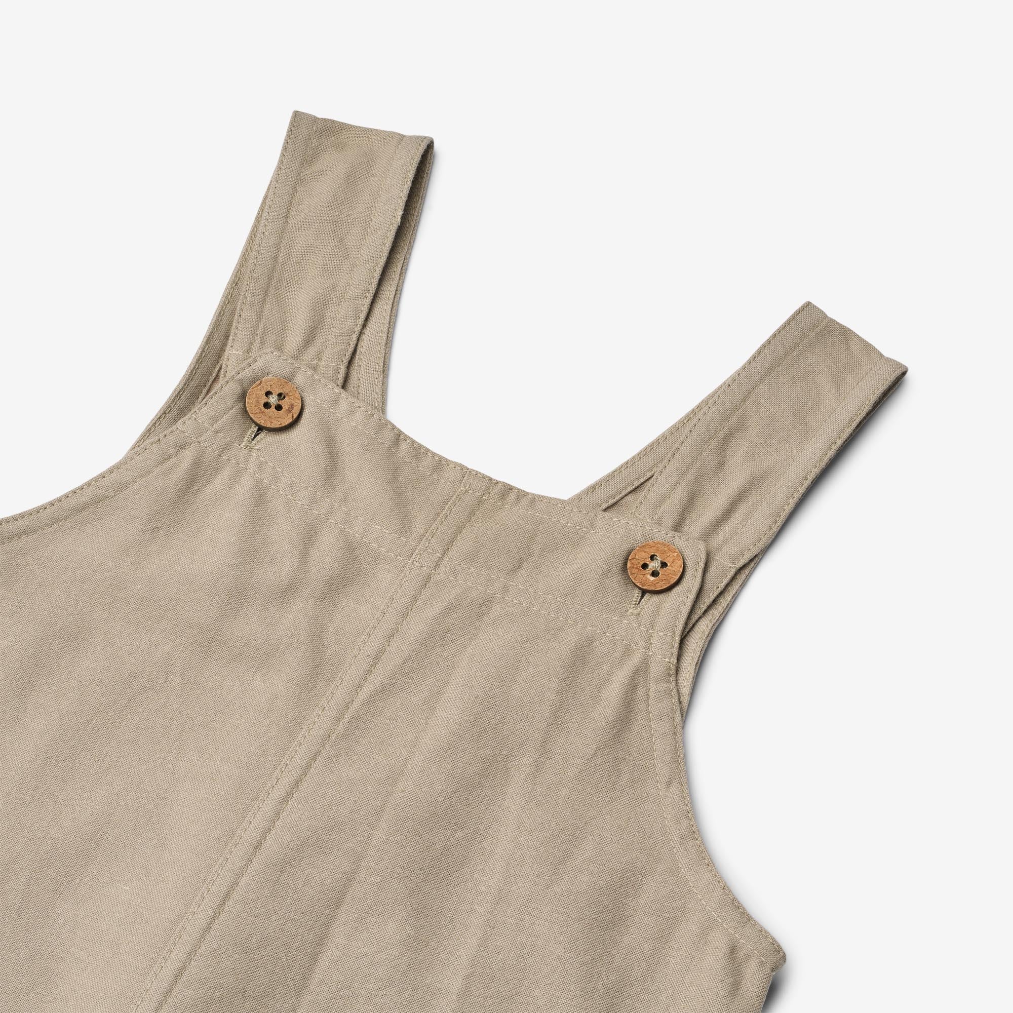 wheat-ivan-latzhose-baby-beige-stone-bio-baumwolle image 3