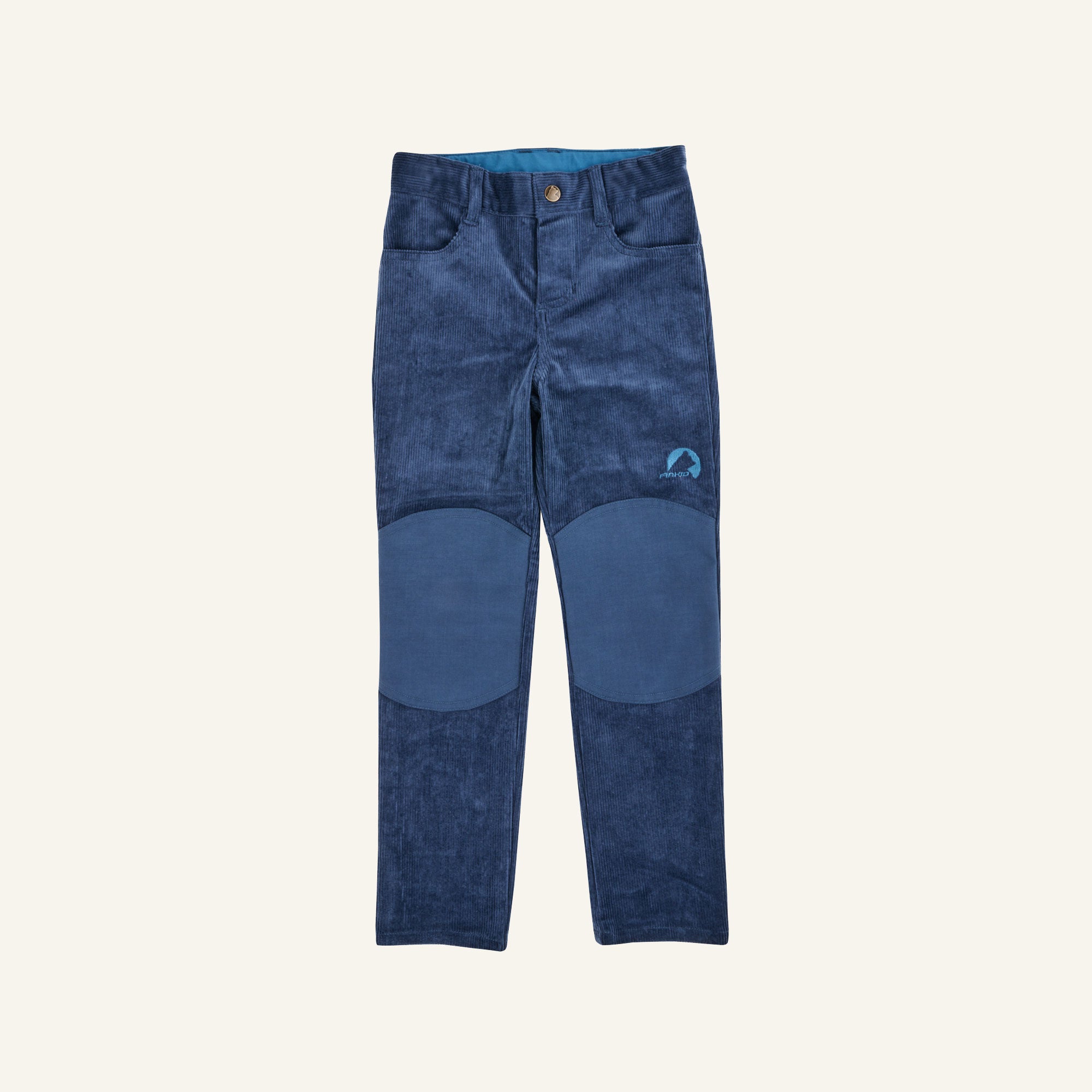 finkid-husky-kuulu-kordhose-ocean-80-90-cordura-knie image 1