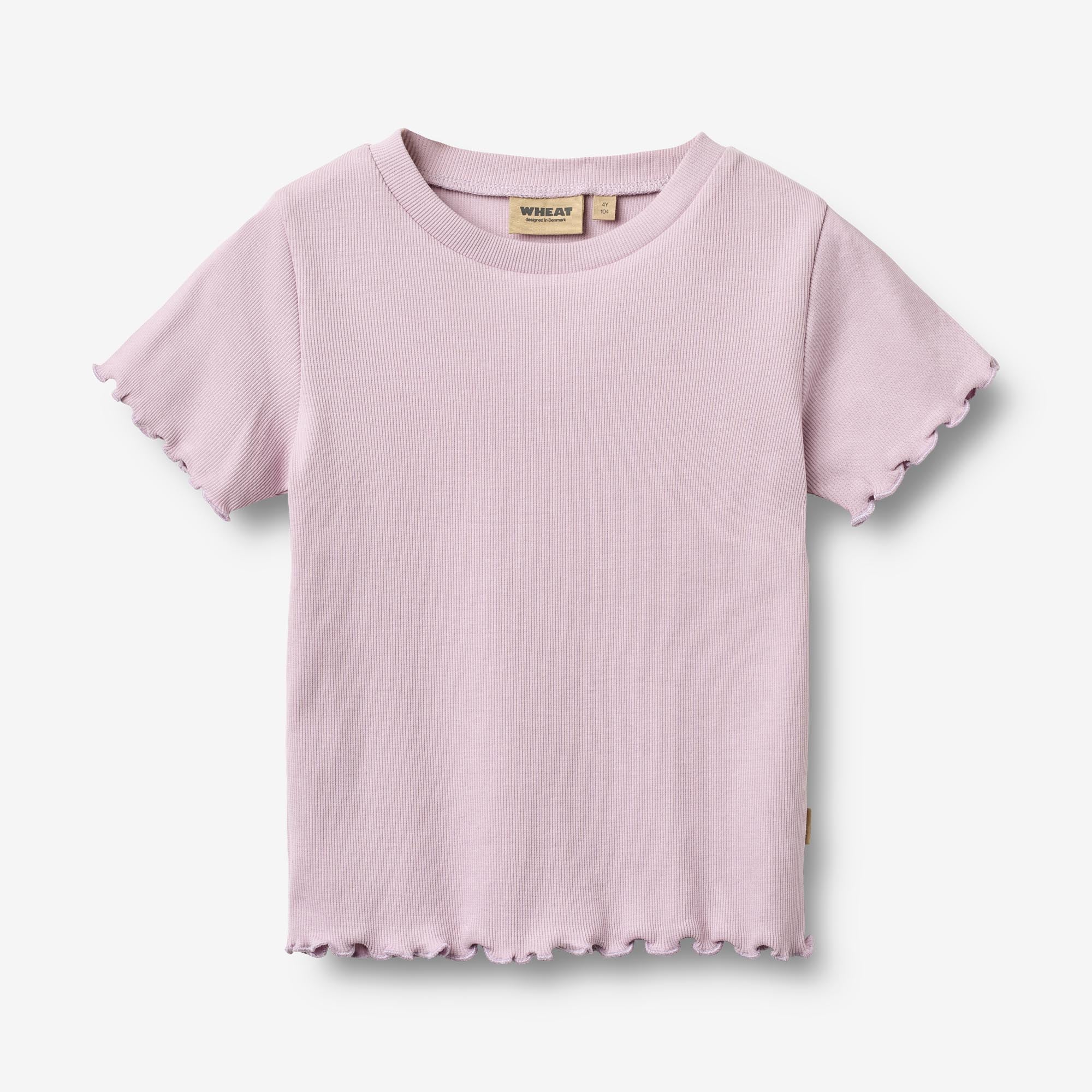 wheat-alicia-rib-t-shirt-s-s-lavender-bio-baumwolle image 1