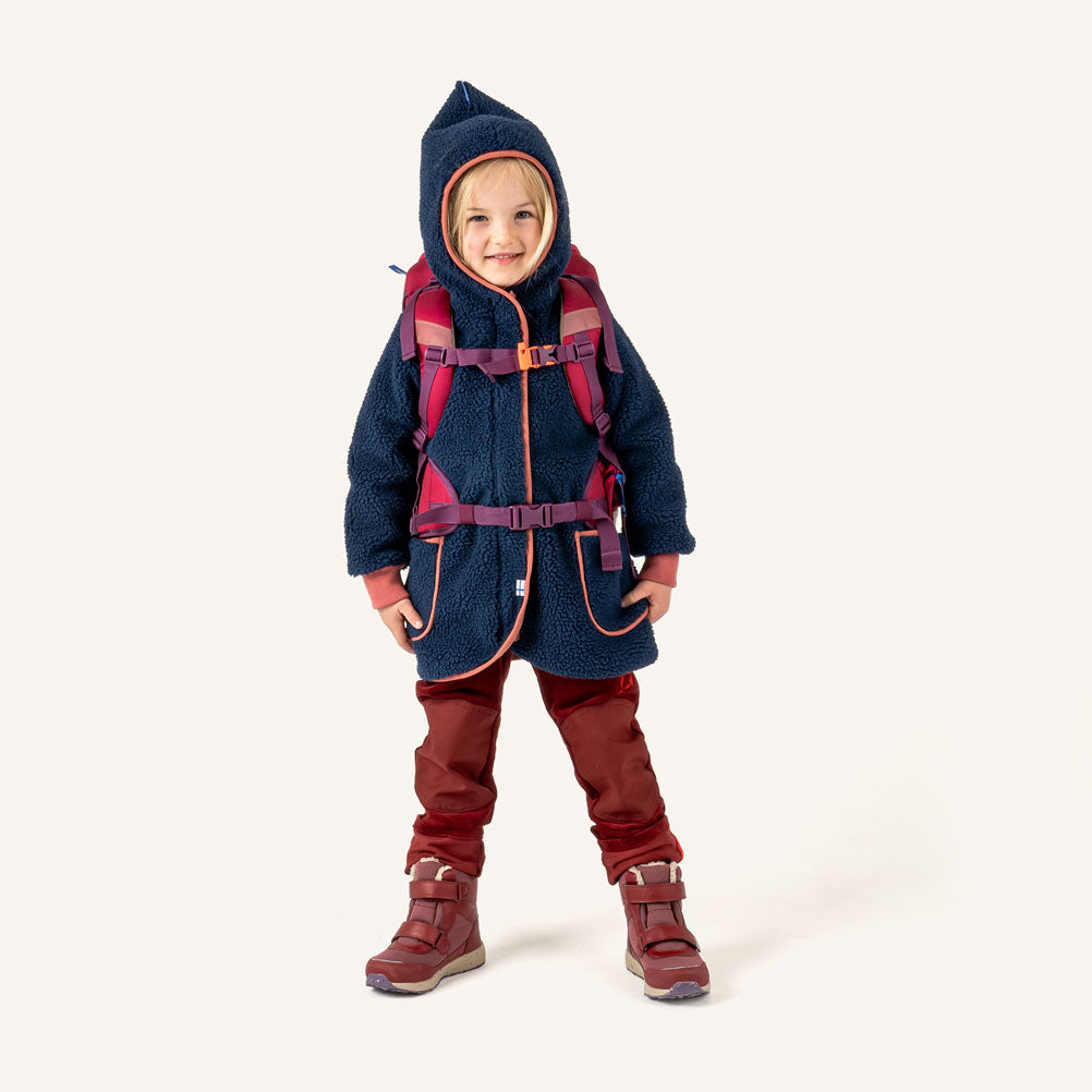 finkid-husky-likka-nalle-teddymantel-navy-cedar-zip-in image 6