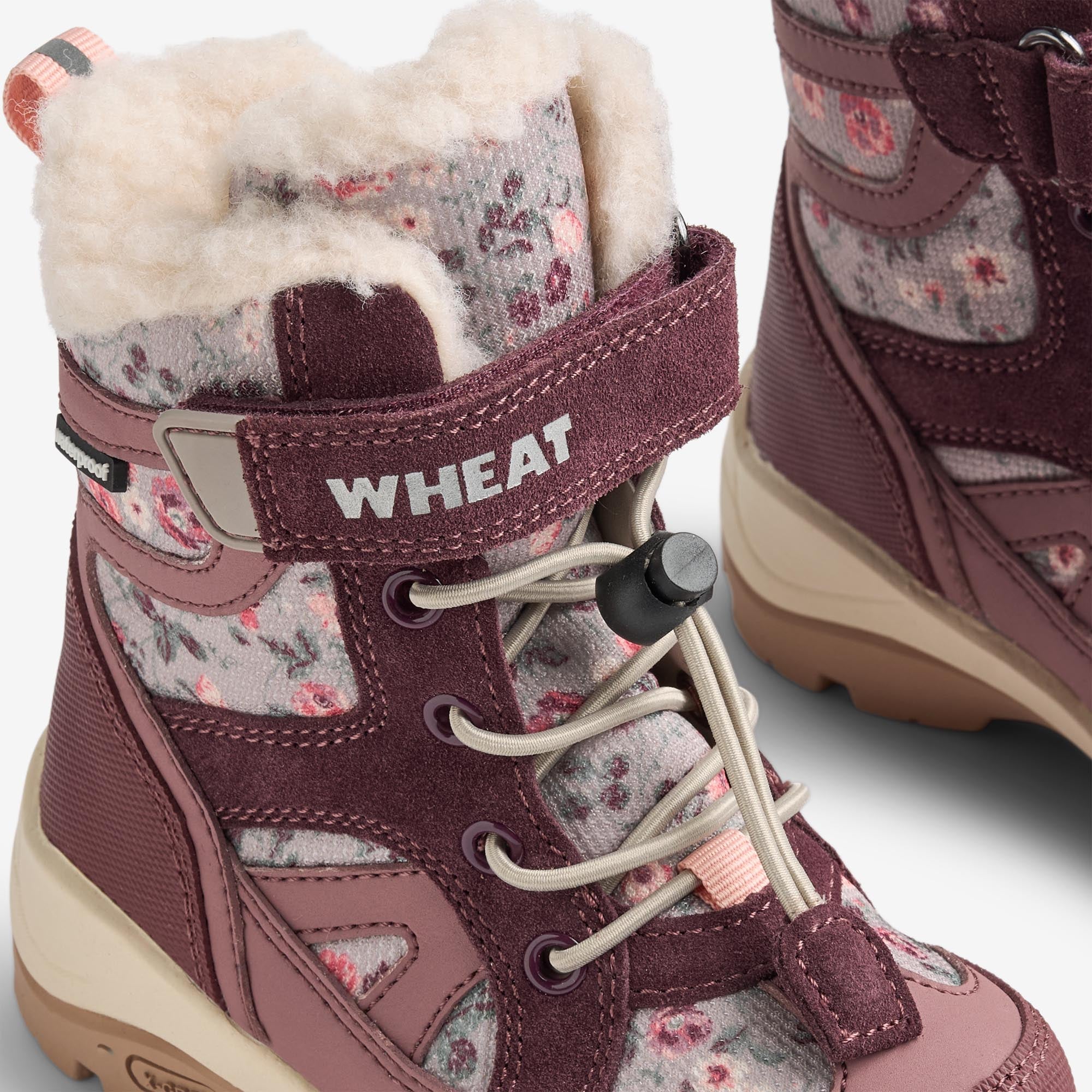 wheat-dixie-tex-winterstiefel-grey-moon-flowers-wasserdicht image 4