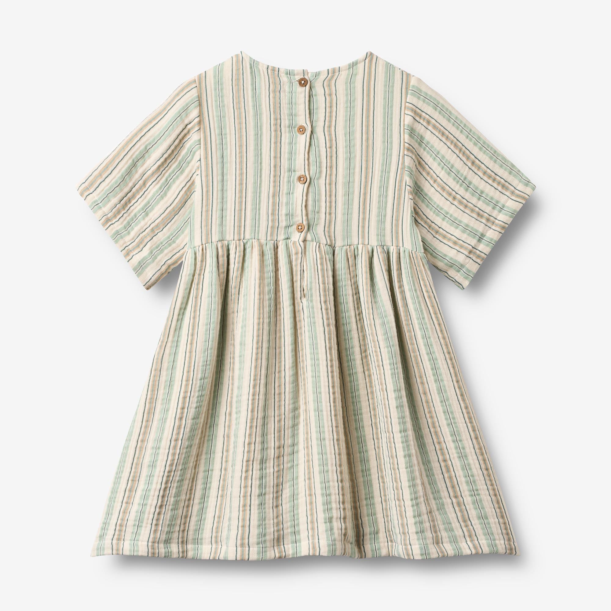 wheat-elodie-kleid-summer-stripe-bio-baumwolle-kurzarm image 2