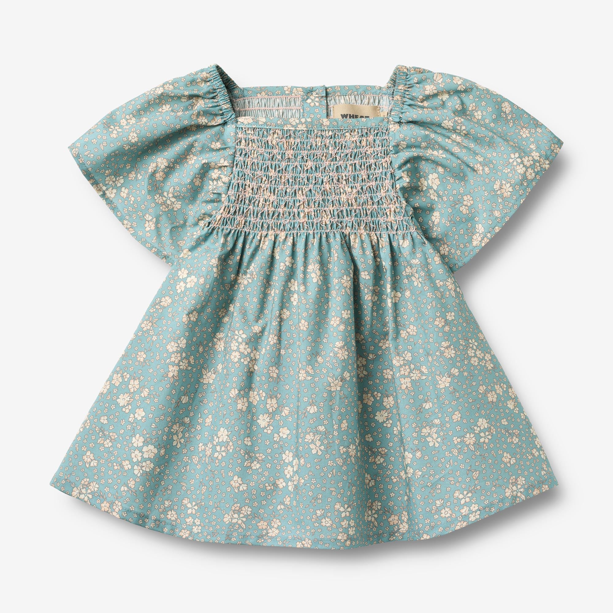 wheat-elva-kleid-spring-lake-flowers-bio-baumwolle-baby image 1