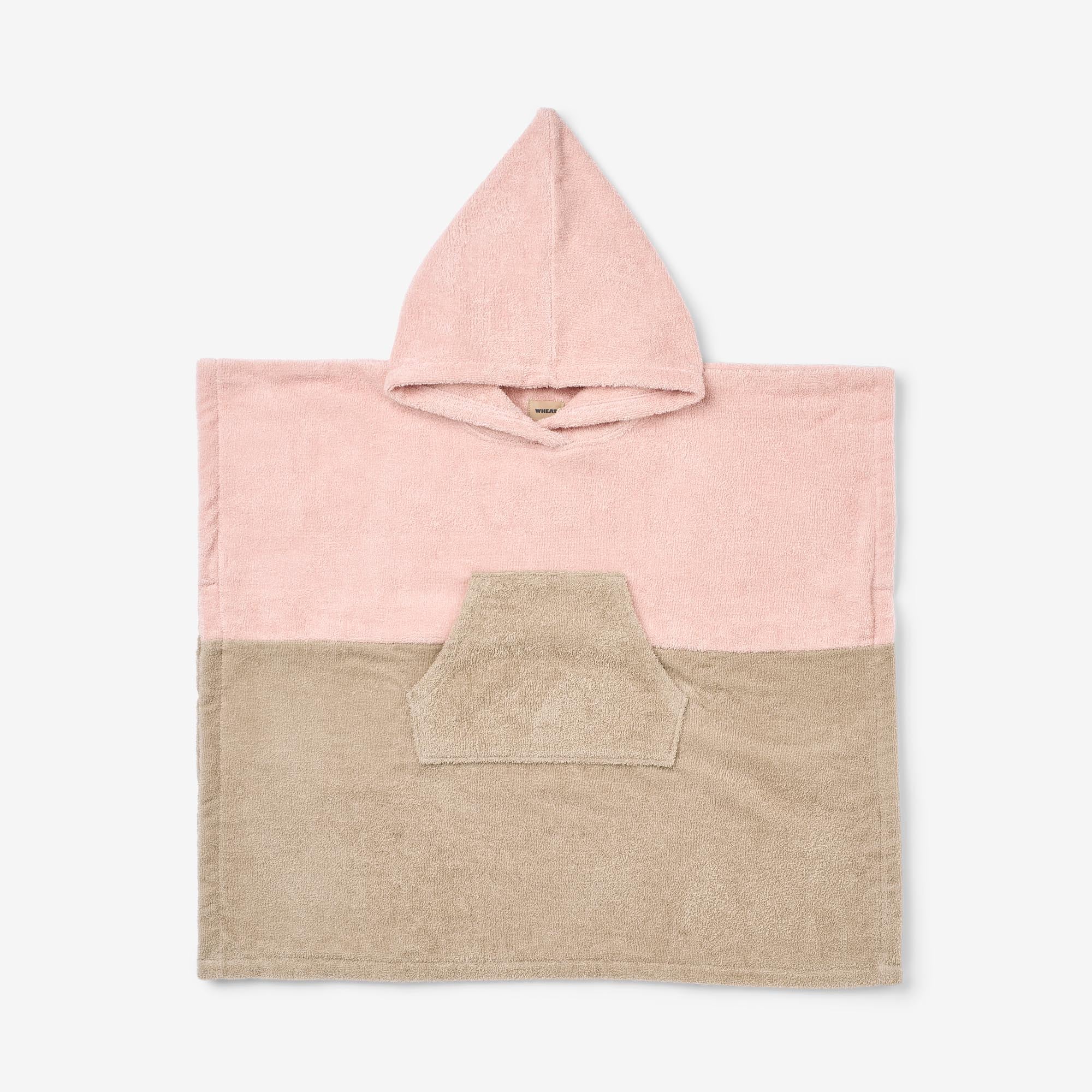 wheat-lille-terry-poncho-badeponcho-powder-bio-baumwolle image 1