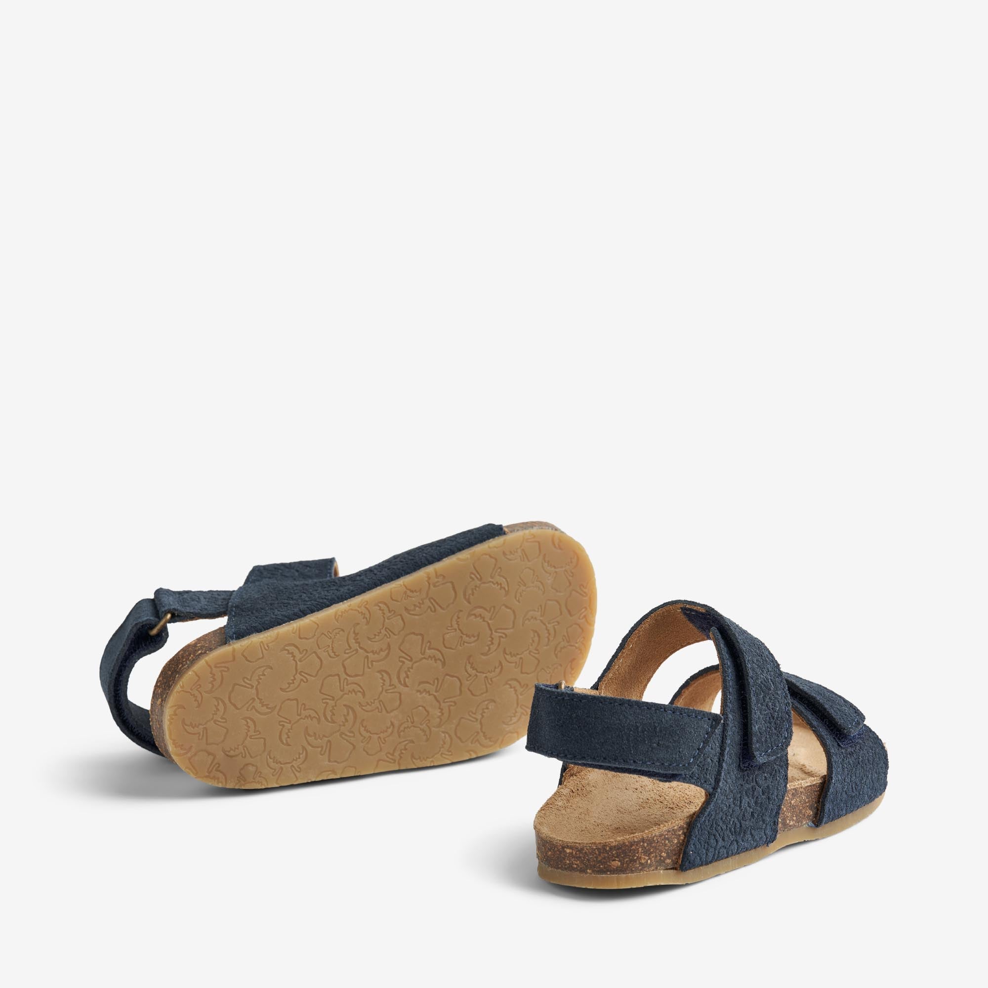 wheat-cameron-sandale-navy-leder-kork-klettsandale image 2