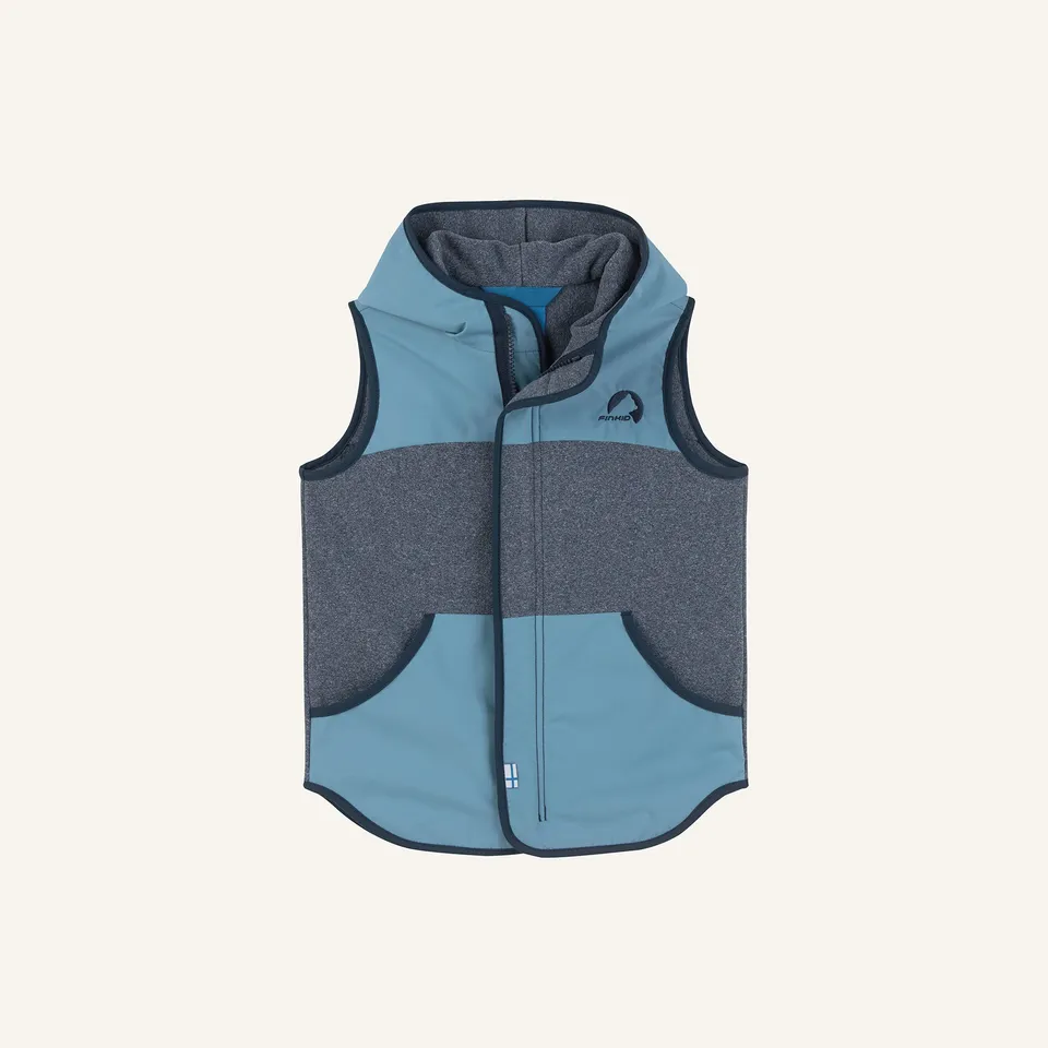 finkid-husky-onni-knit-weste-kinder-navy-gr-110-120 image 1