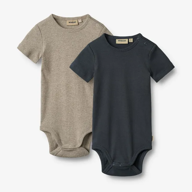 wheat-clothing-2-rib-body-s-s-timo-navy-babybody-bio-baumwolle image 1