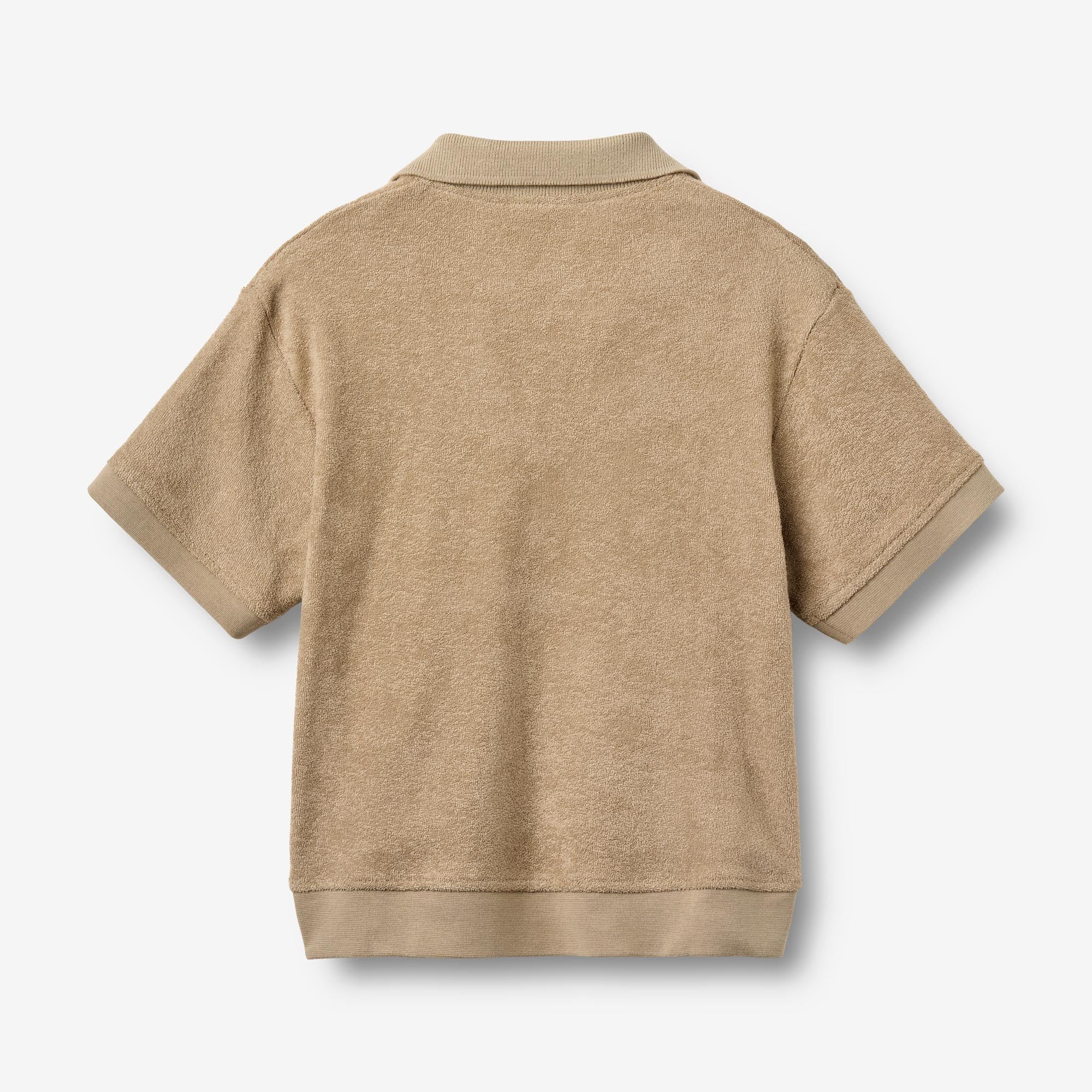 wheat-main-marlo-polo-shirt-sand-stone-bio-baumwolle image 2