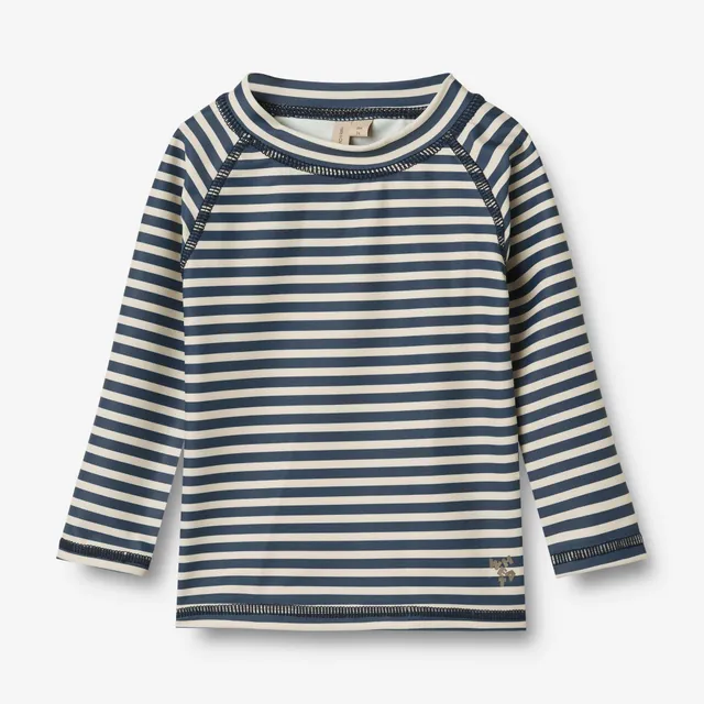 wheat-dilan-swim-t-shirt-l-s-blue-stripe-uv-40 image 1