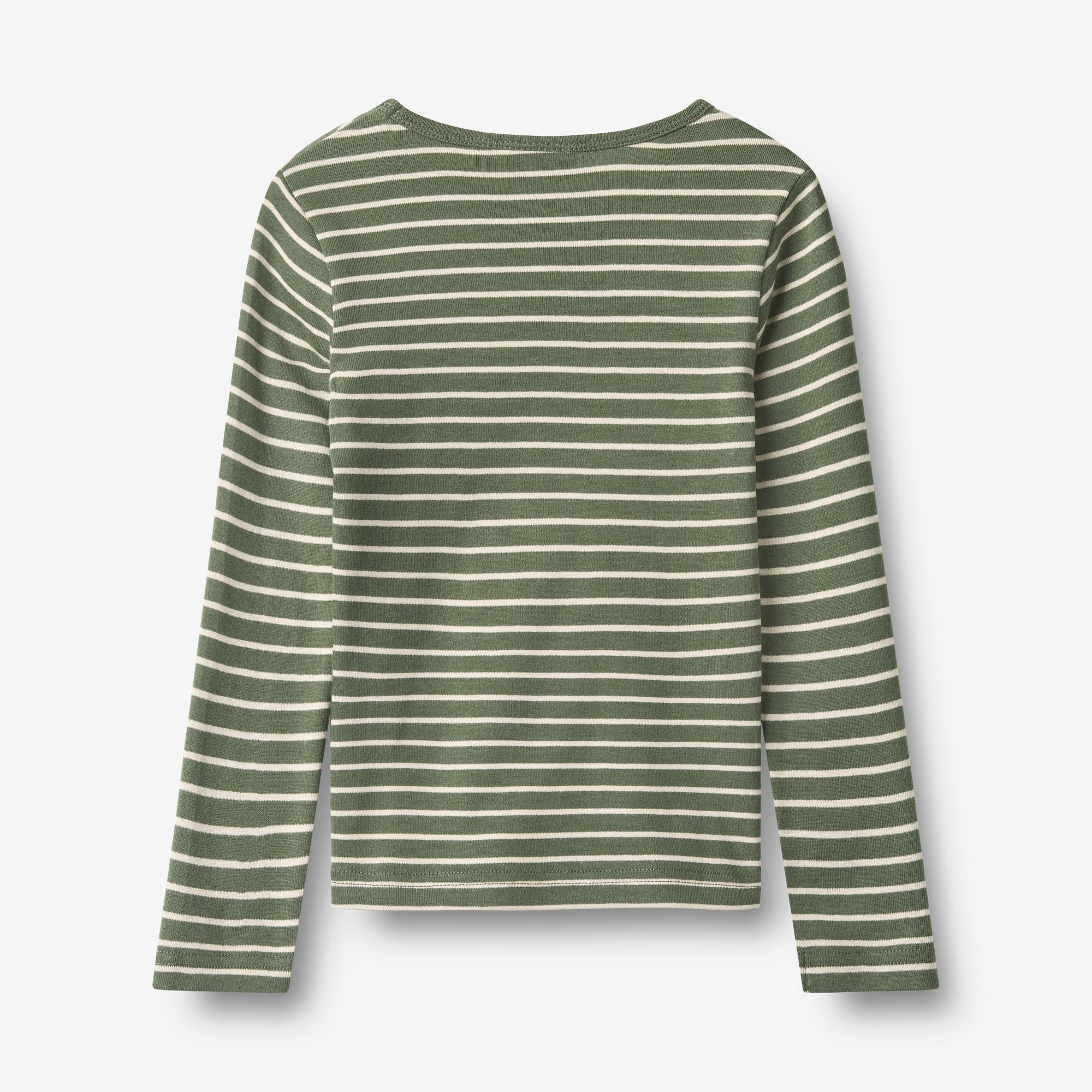 wheat-stig-langarmshirt-dunkelgr-n-gestreift-bio-baumwolle image 2