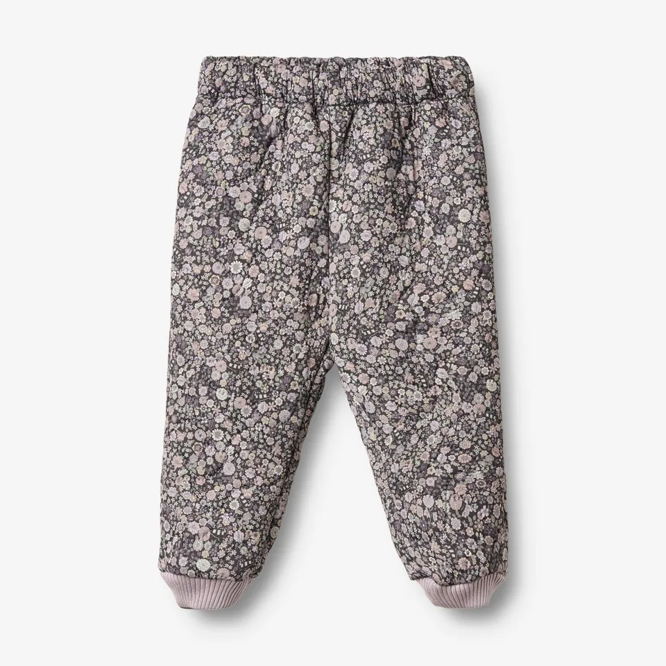 wheat-thermo-pants-alex-baby-thermohose-black-sea-flowers image 1