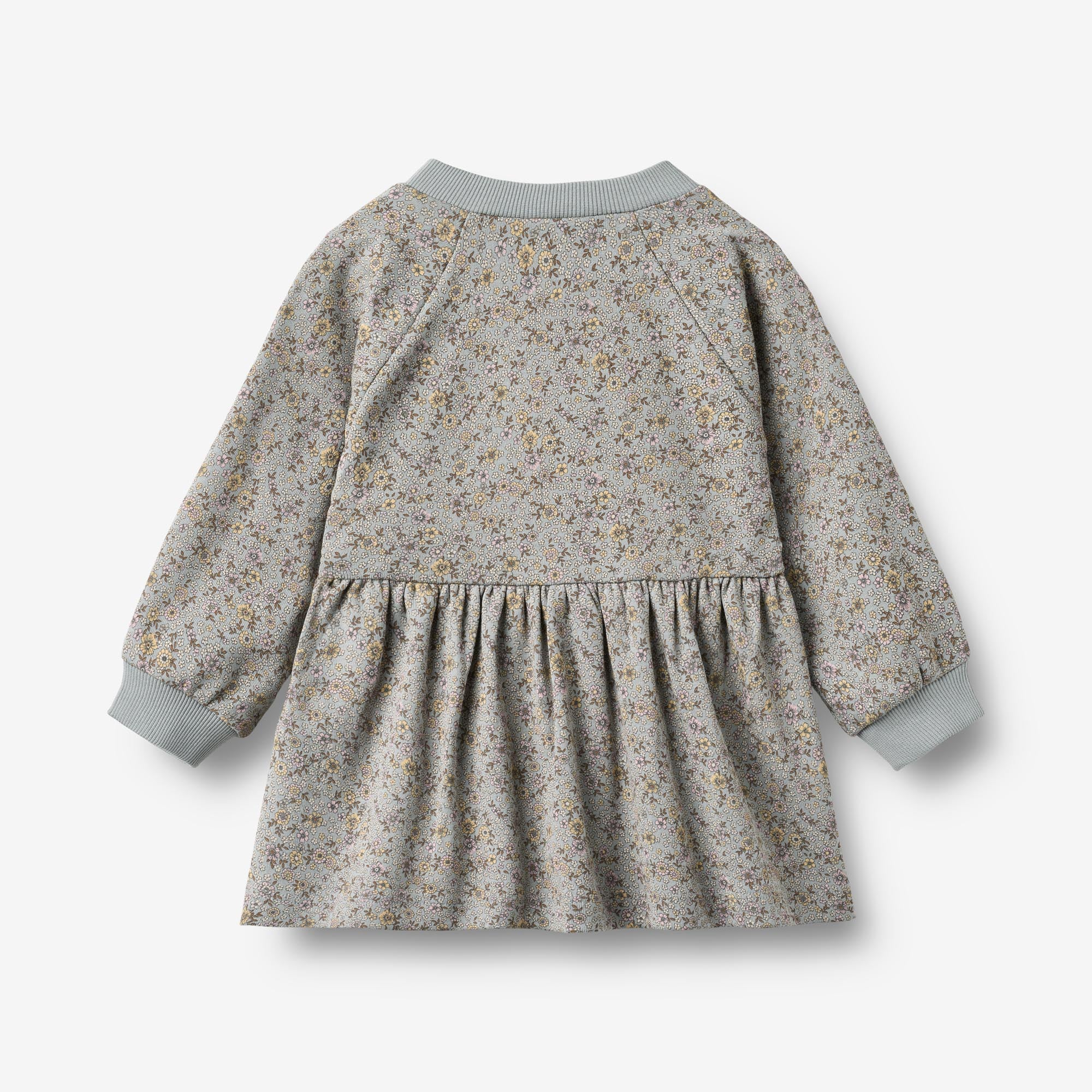 wheat-dorthea-kleid-baby-slightly-blue-flowers-bio image 2