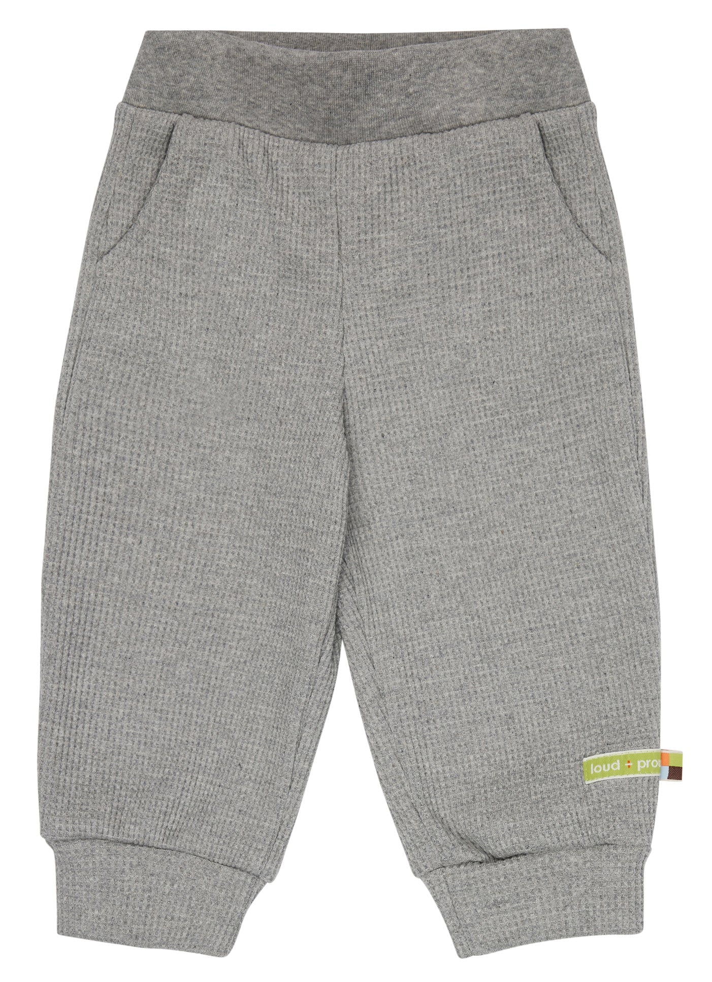 loud-proud-classics-hose-waffelstruktur-hose-grey-98-104-taschen image 1