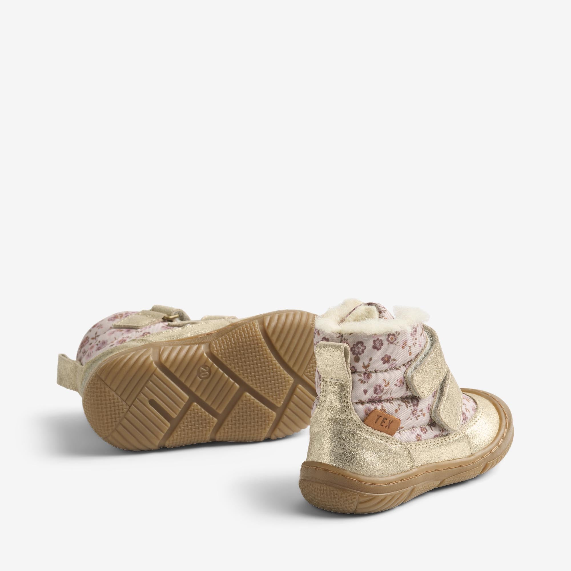 wheat-dowi-tex-winterstiefel-grey-rose-flowers-baby-tex image 2