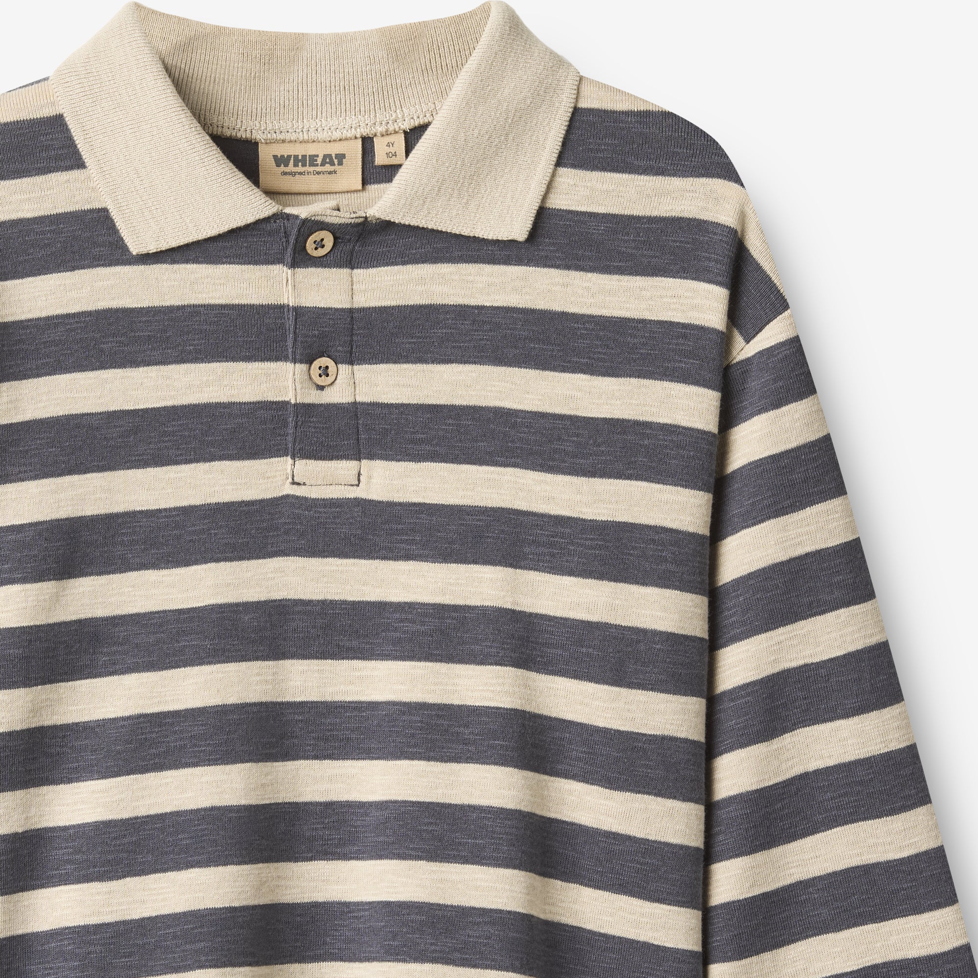 wheat-fred-polo-shirt-langarm-greyblue-stripe-bio-baumwolle-junge image 6