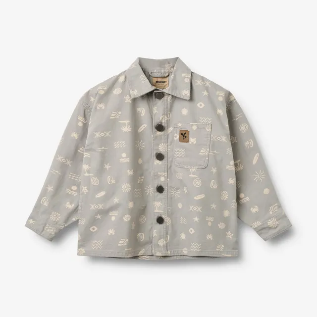 wheat-marcel-overshirt-jungen-light-flint-bio-baumwolle image 1