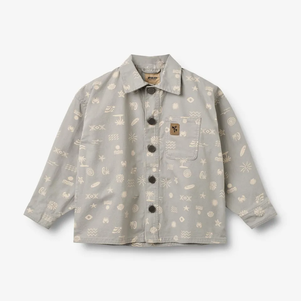 wheat-marcel-overshirt-jungen-light-flint-bio-baumwolle image 1