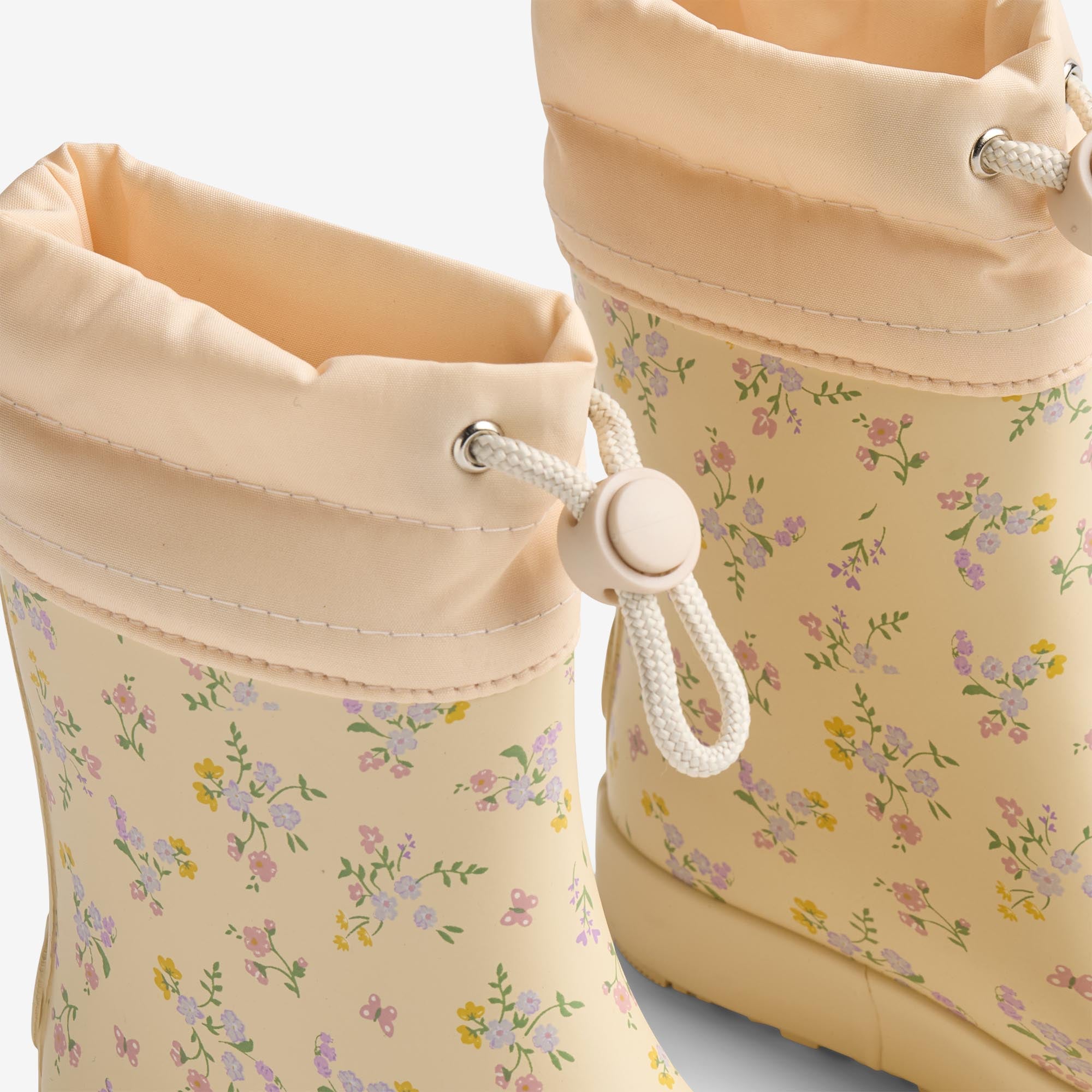 wheat-zerro-kinder-gummistiefel-barely-apricot-flowers image 4