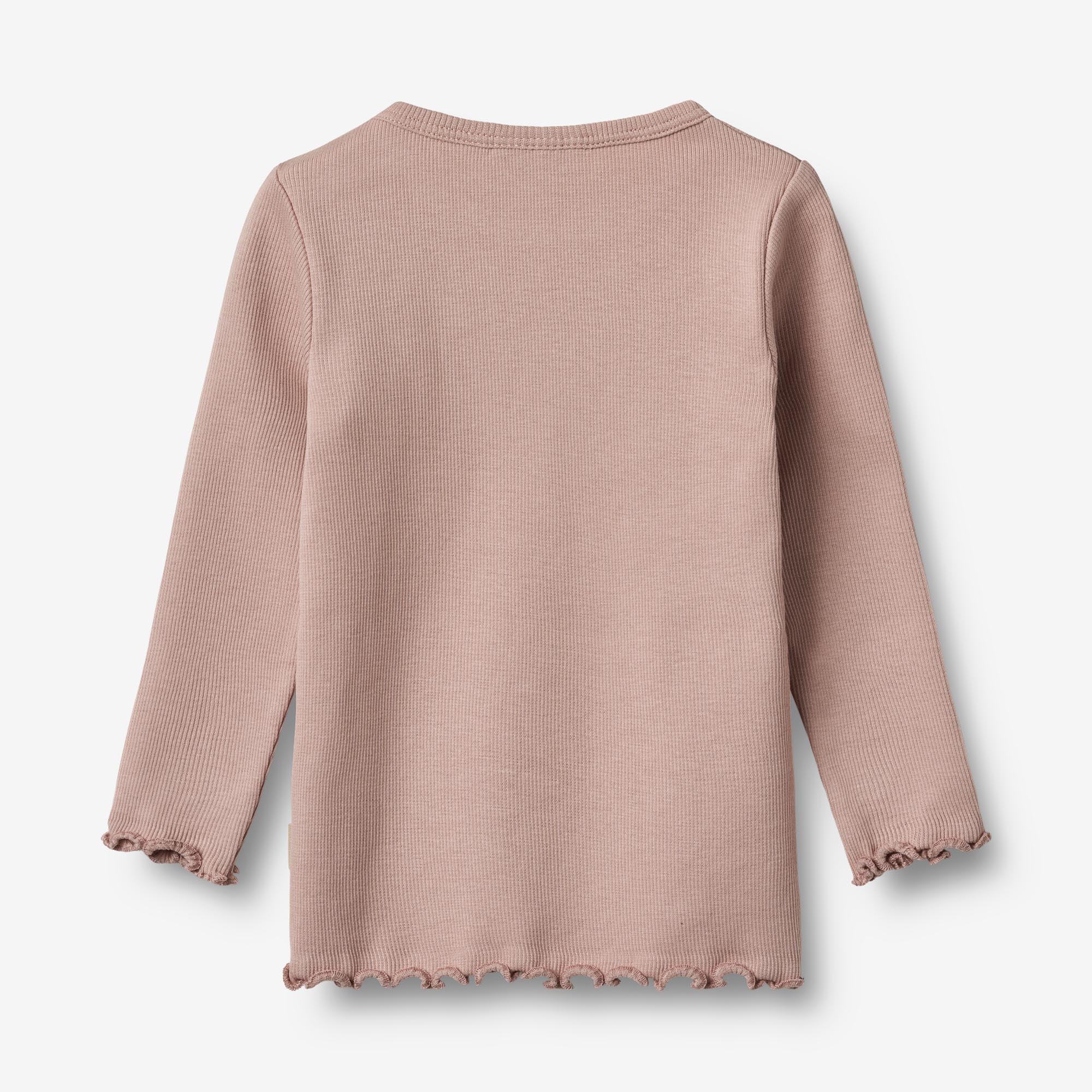 wheat-t-shirt-ida-langarmshirt-rose-powder-bio-jersey image 2