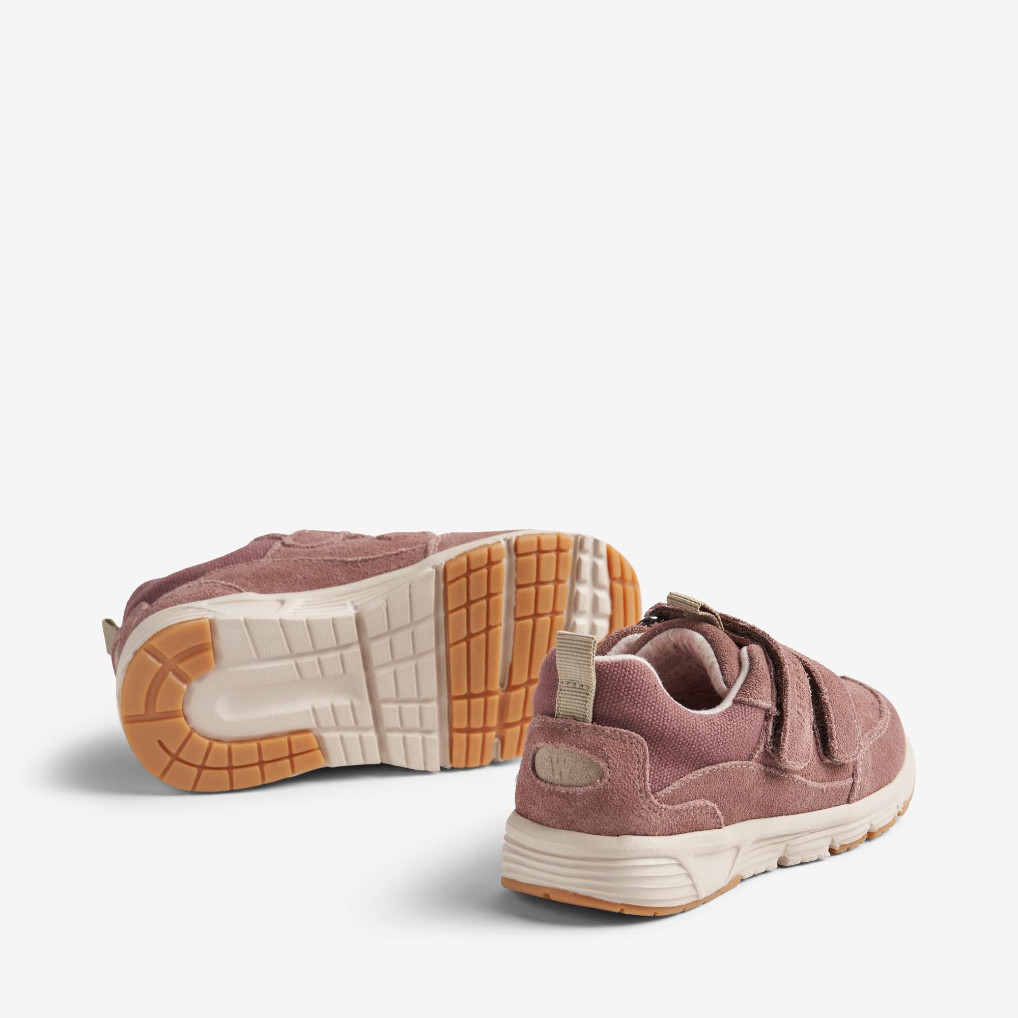 wheat-alin-sneaker-dusty-rouge-leder-klett-kinder image 3