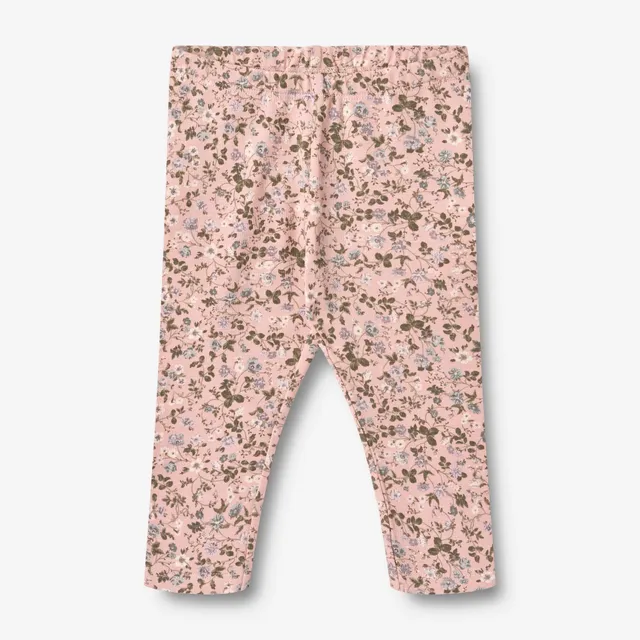 wheat-jules-jersey-legging-baby-rose-powder-flowers-bio-baumwolle image 1